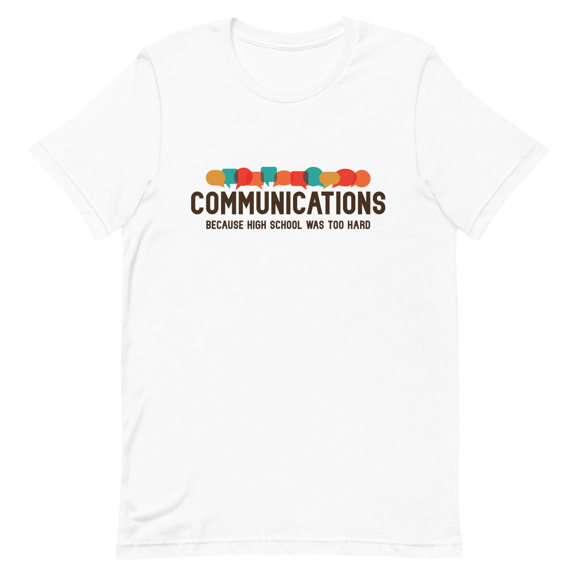 Communications Major Unisex t-shirt