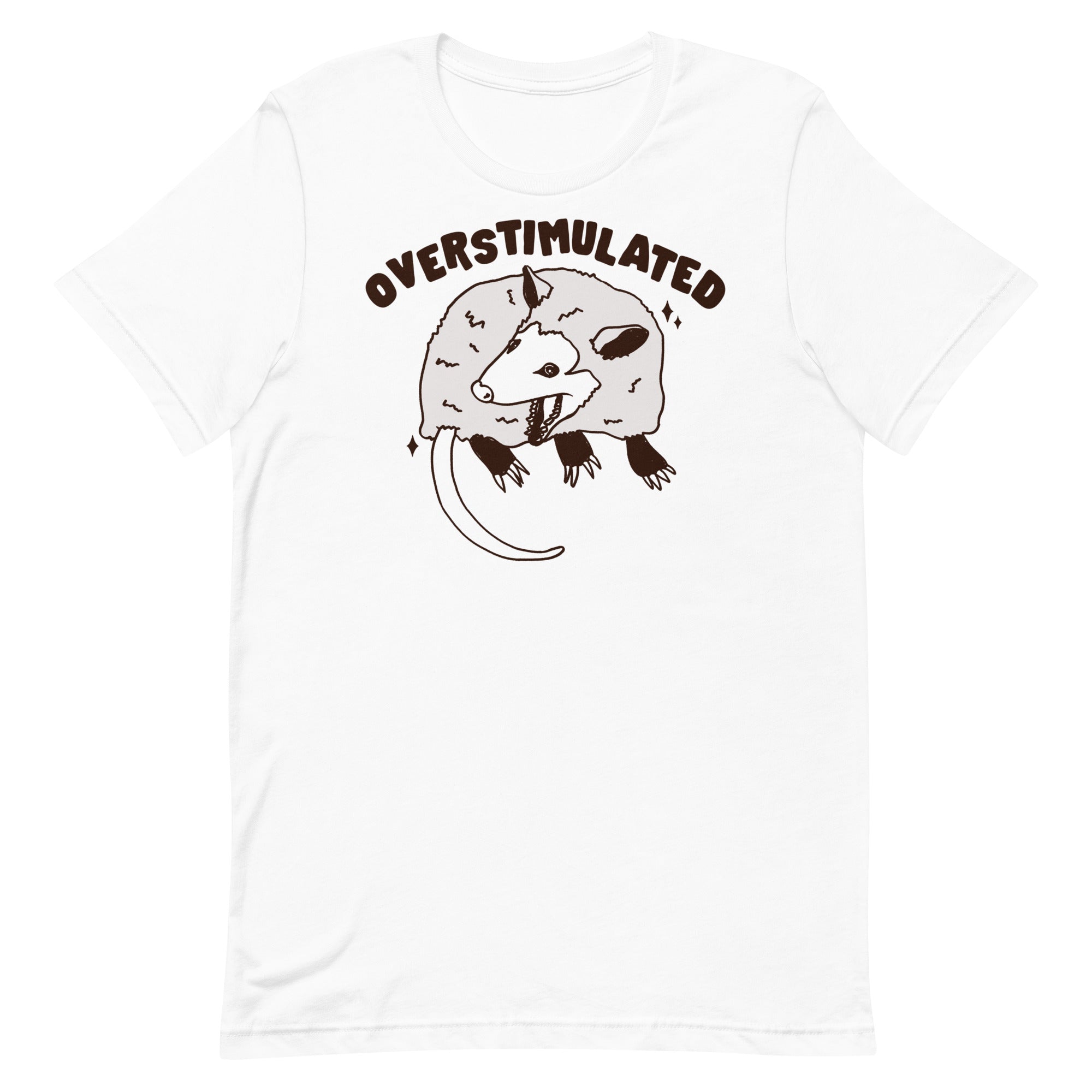 Overstimulated Unisex (Opossum) t-shirt