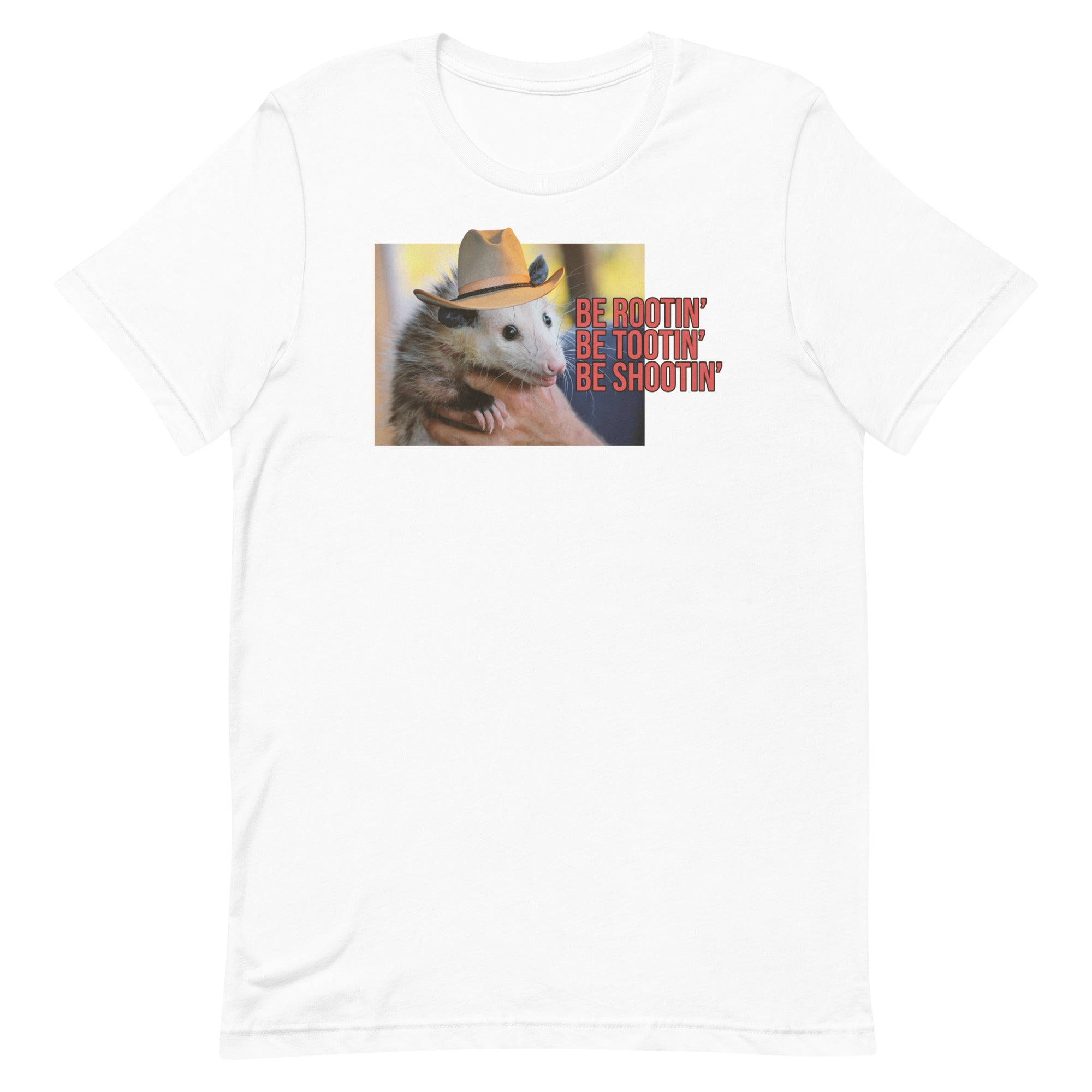 Cowboy Possum unisex t-shirt