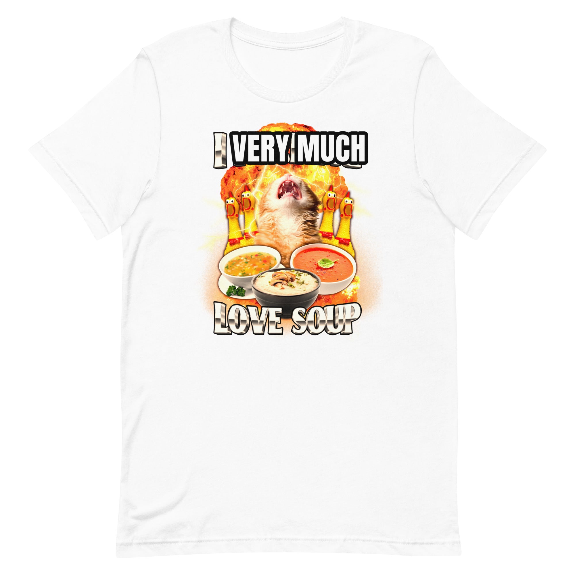 I [VERY MUCH] Love Soup Unisex t-shirt