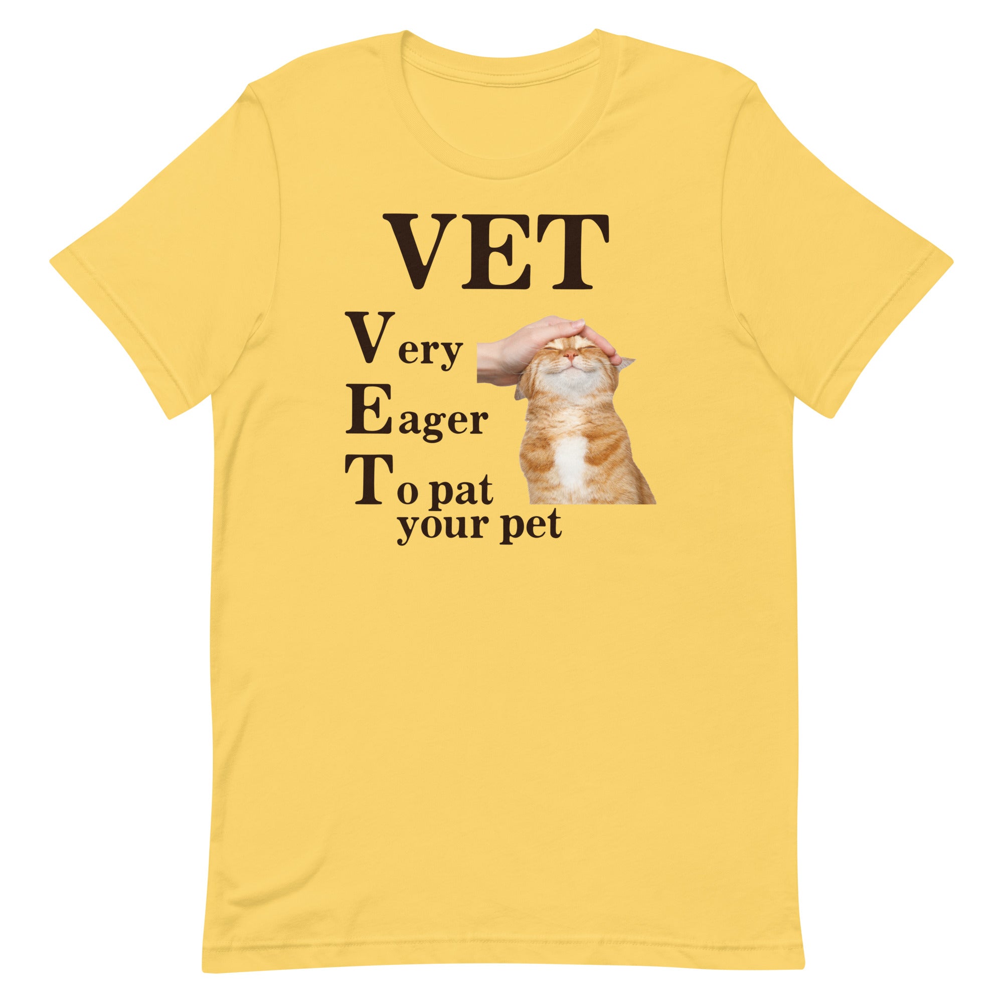 VET (Very Eager to Pat) Unisex t-shirt