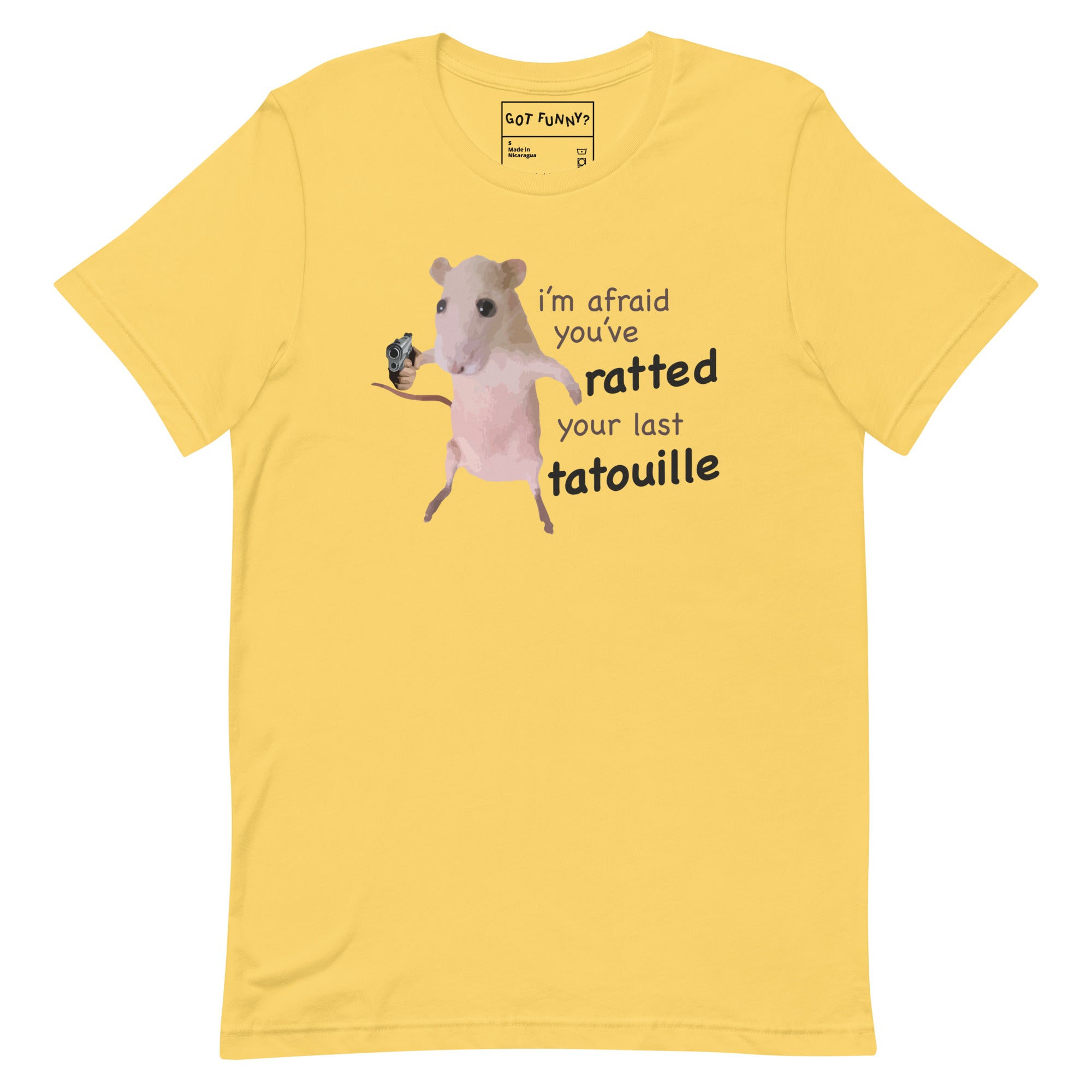 You've Ratted Your Last Tatoullie Unisex t-shirt