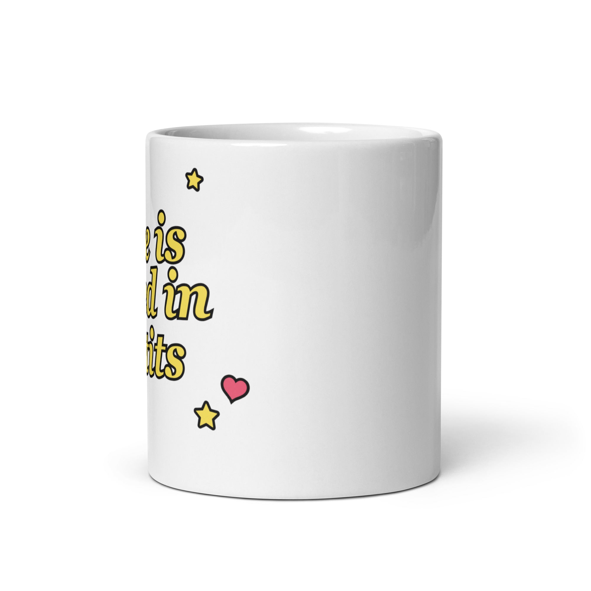 Love is Stored in the Tits mug