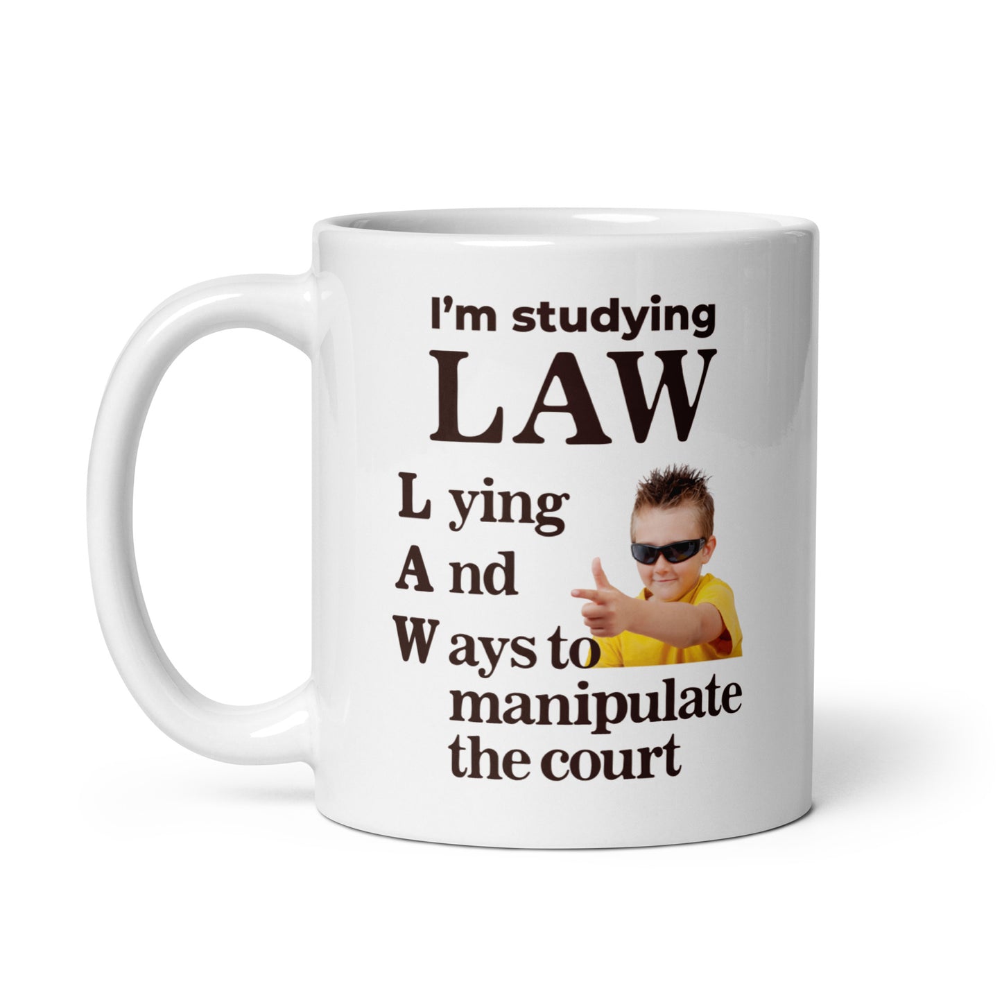 I'm Studying Law mug