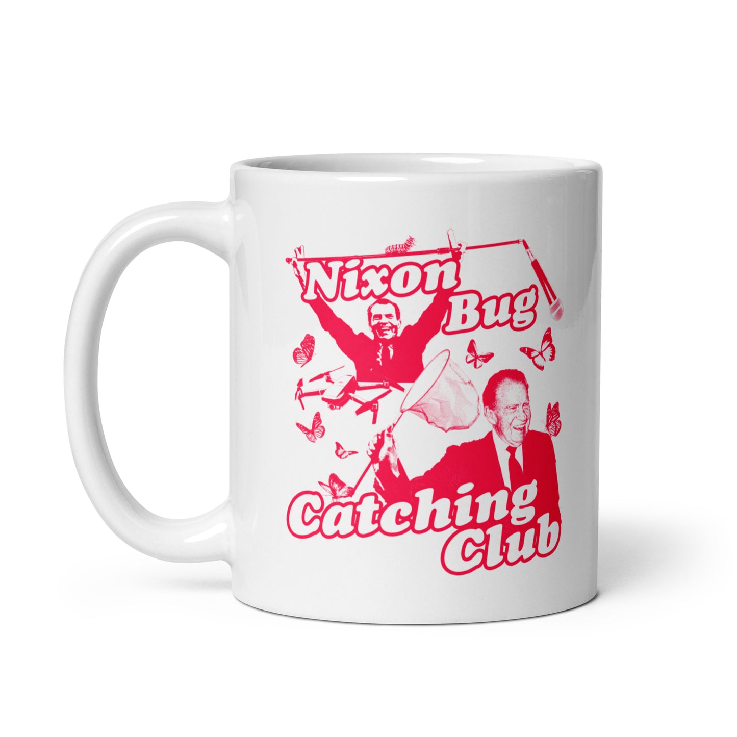 Nixon Bug Catching Club mug