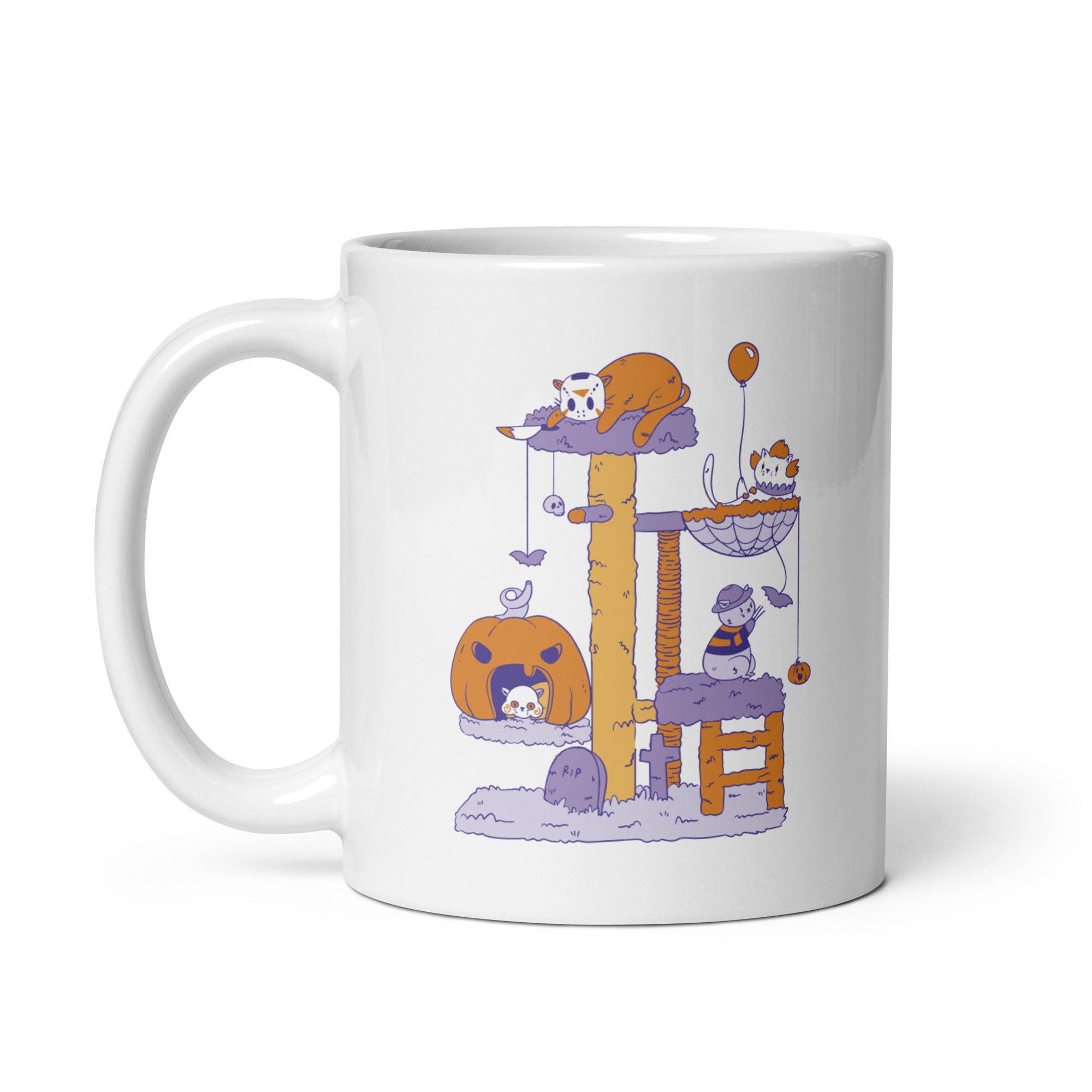 Cat Horror Icons mug