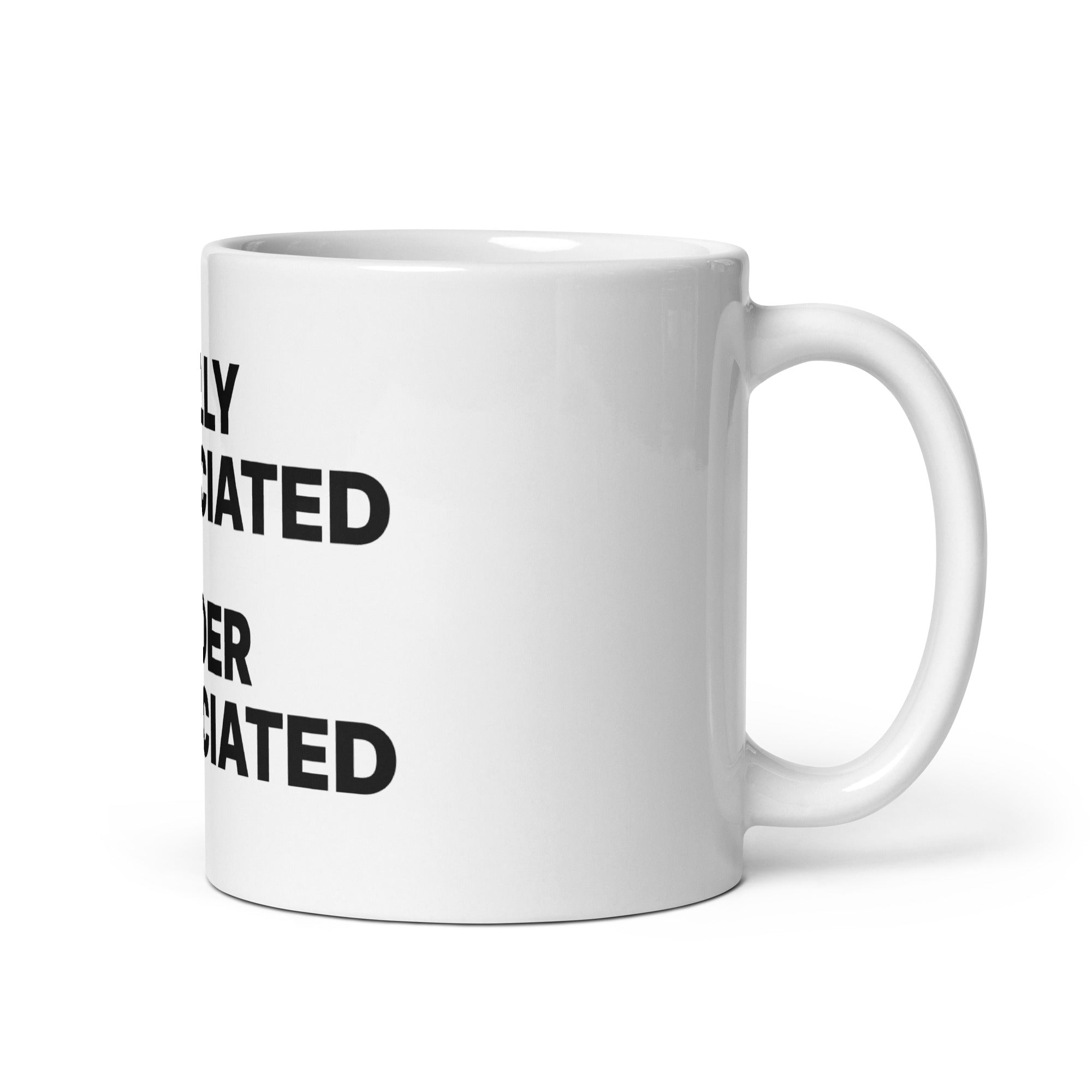 Fully Depreciated Under Appreciated mug