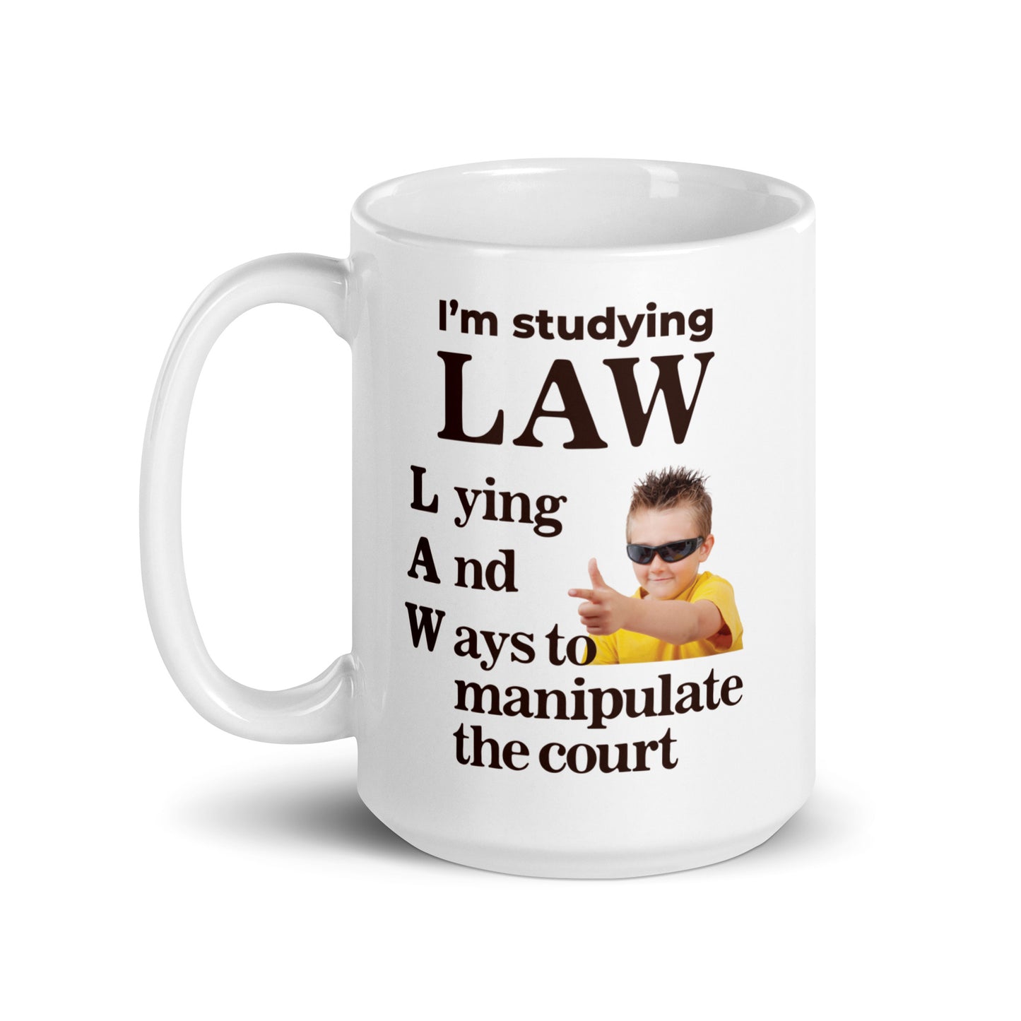 I'm Studying Law mug