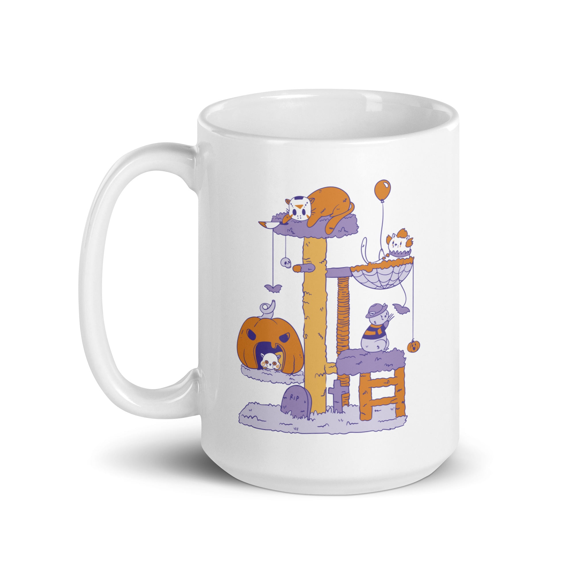 Cat Horror Icons mug