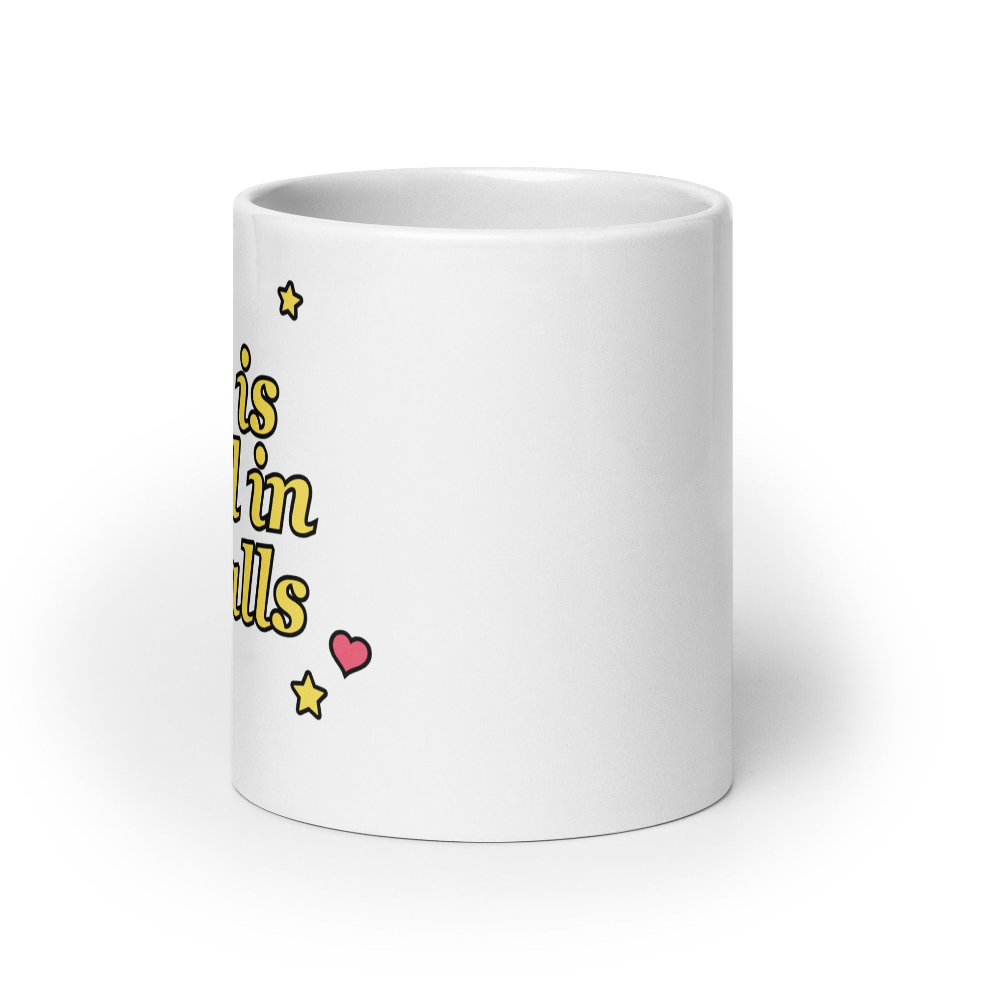 Love is Stored in the Balls mug