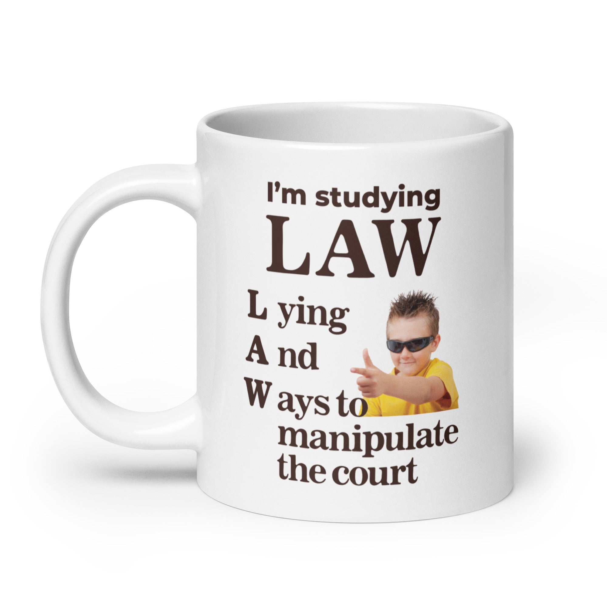 I'm Studying Law mug