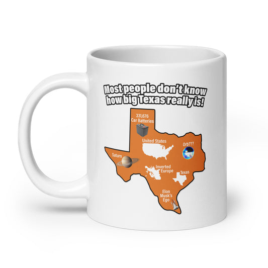 How Big Texas Really Is mug