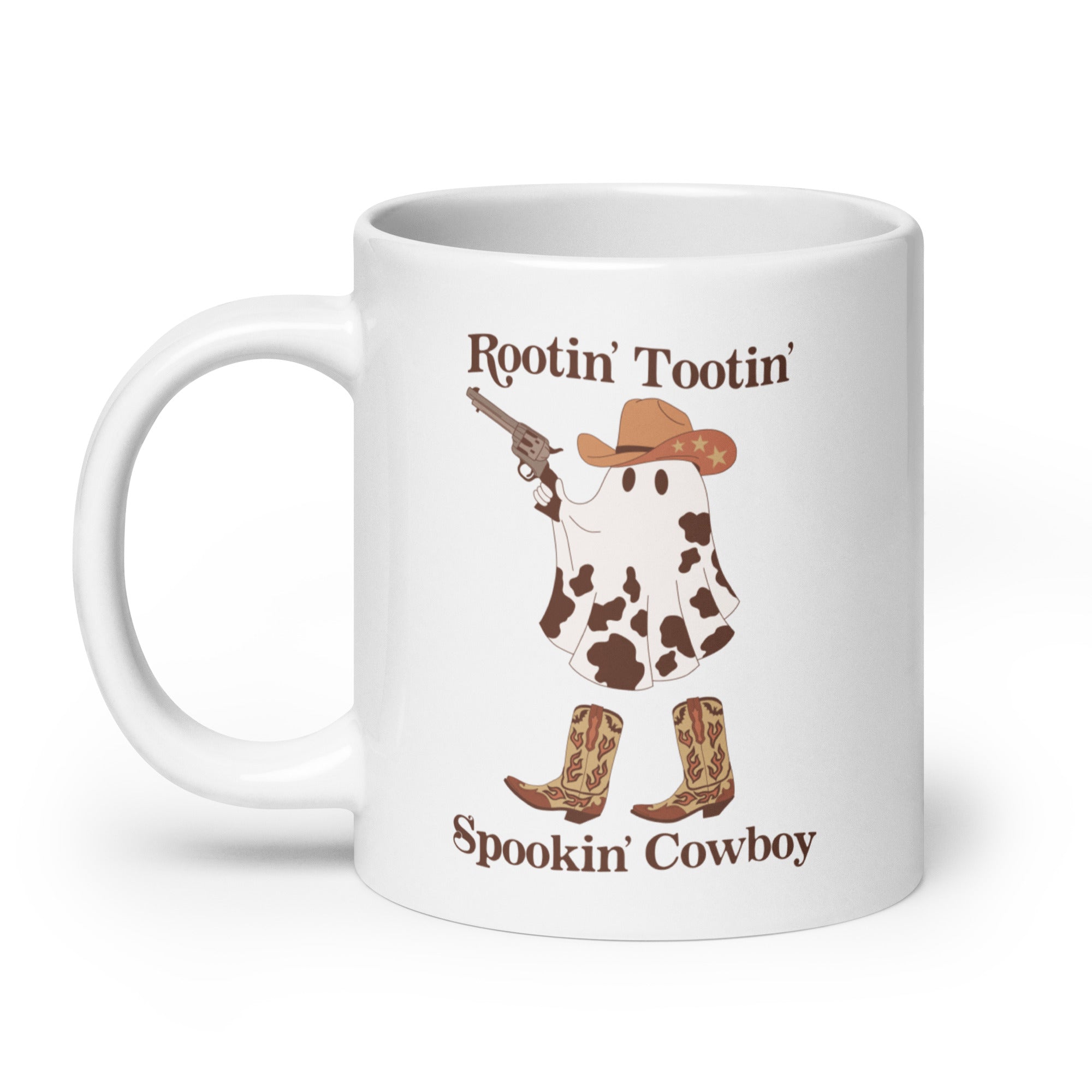 Rootin' Tootin' Spookin' Cowboy glossy mug