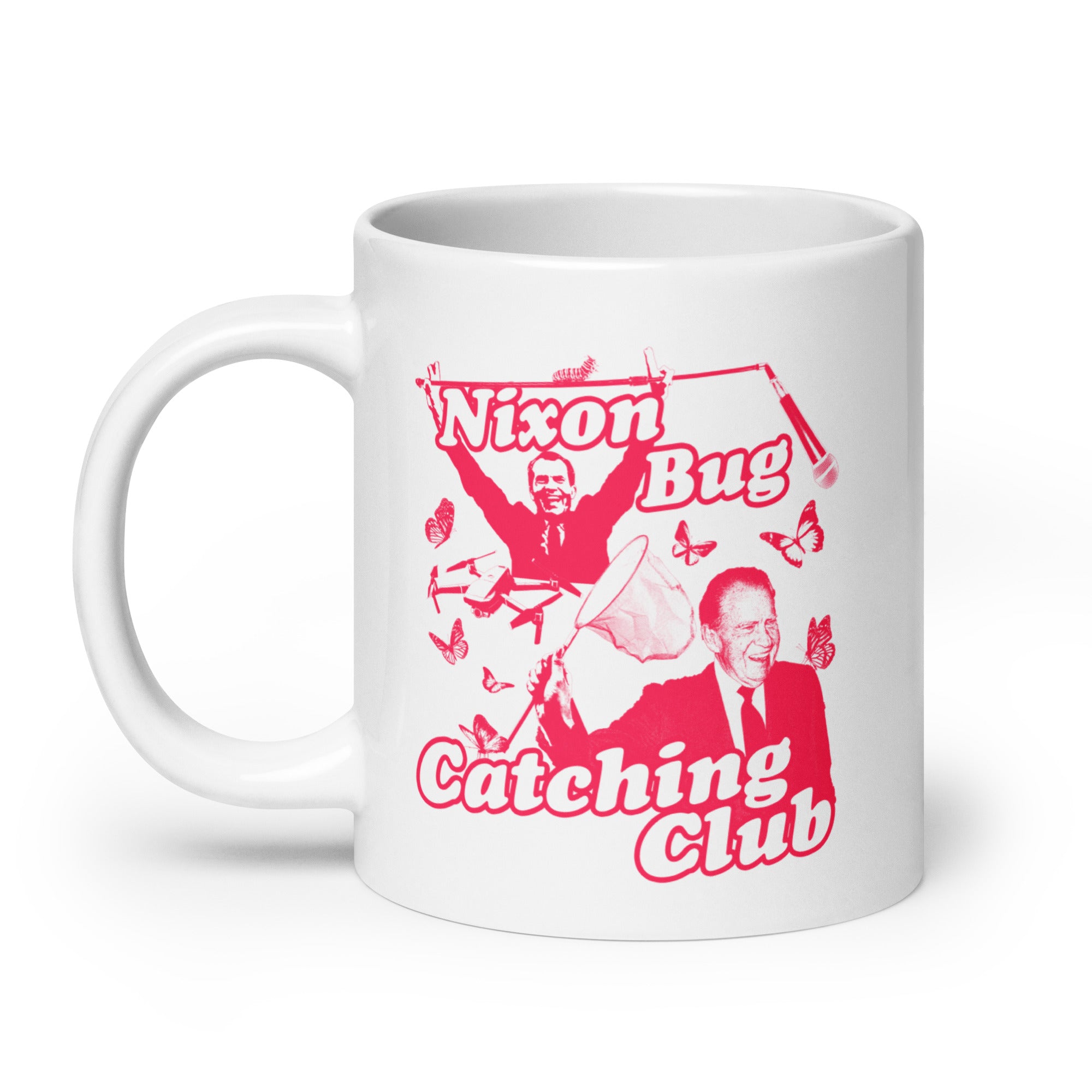 Nixon Bug Catching Club mug