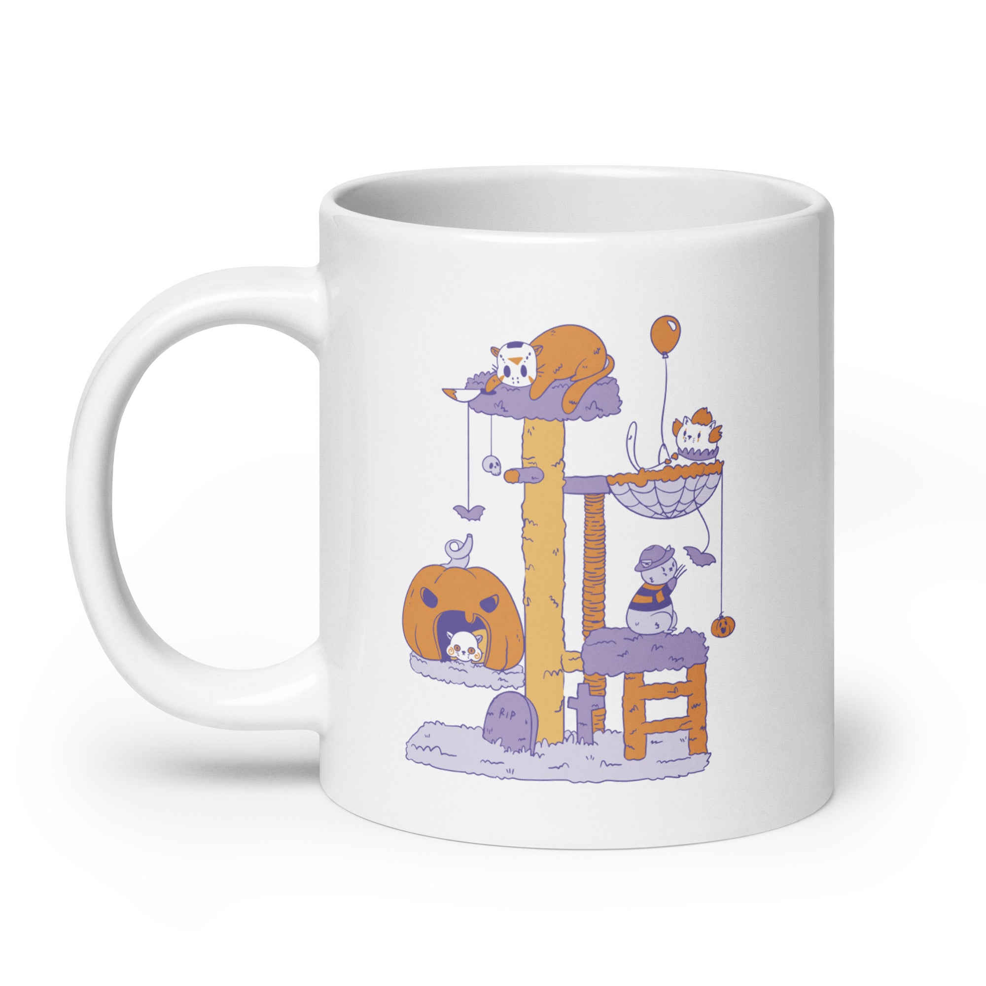 Cat Horror Icons mug