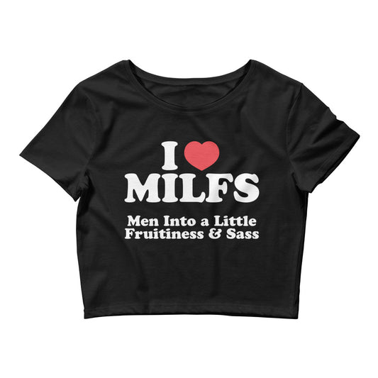 I Heart MILFS (Fruitiness & Sass) Baby Tee