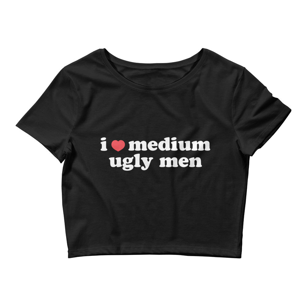 I Heart Medium Ugly Men Baby Tee