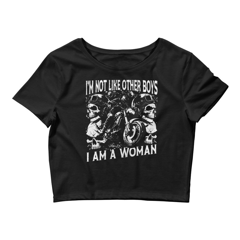 I Am Not Like Other Boys I Am a Woman Baby Tee