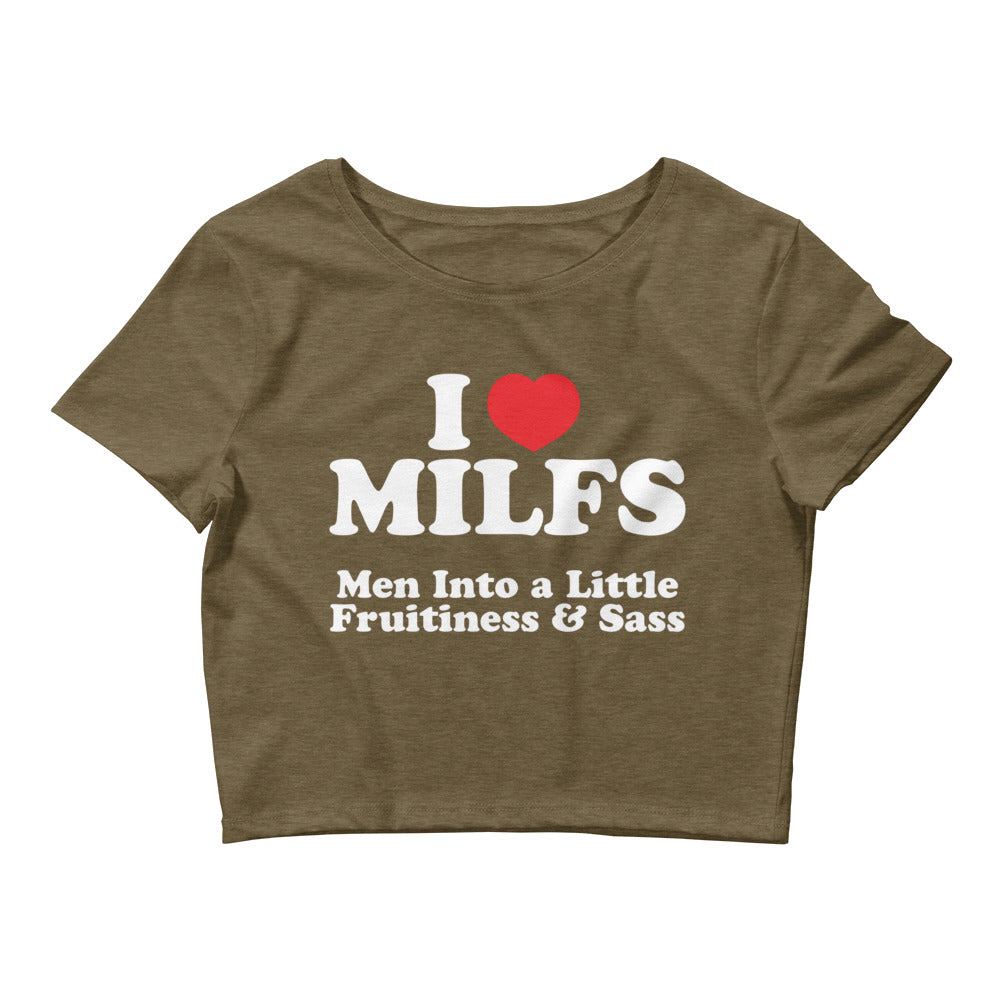 I Heart MILFS (Fruitiness & Sass) Baby Tee