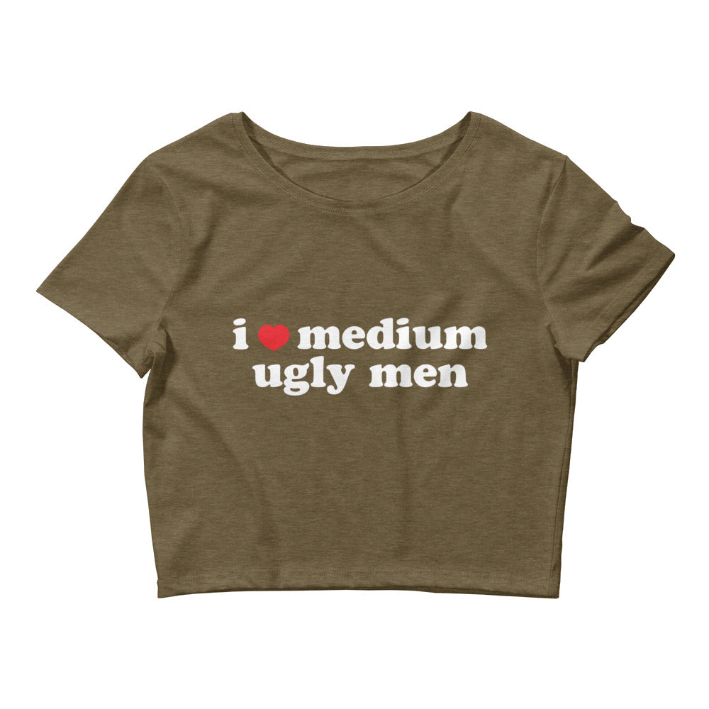 I Heart Medium Ugly Men Baby Tee