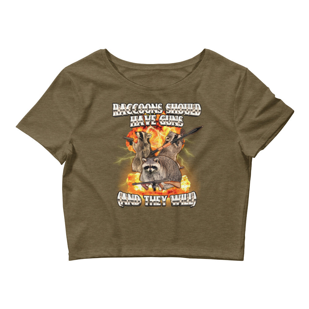 Raccoons Should Have Guns Women’s Baby Tee