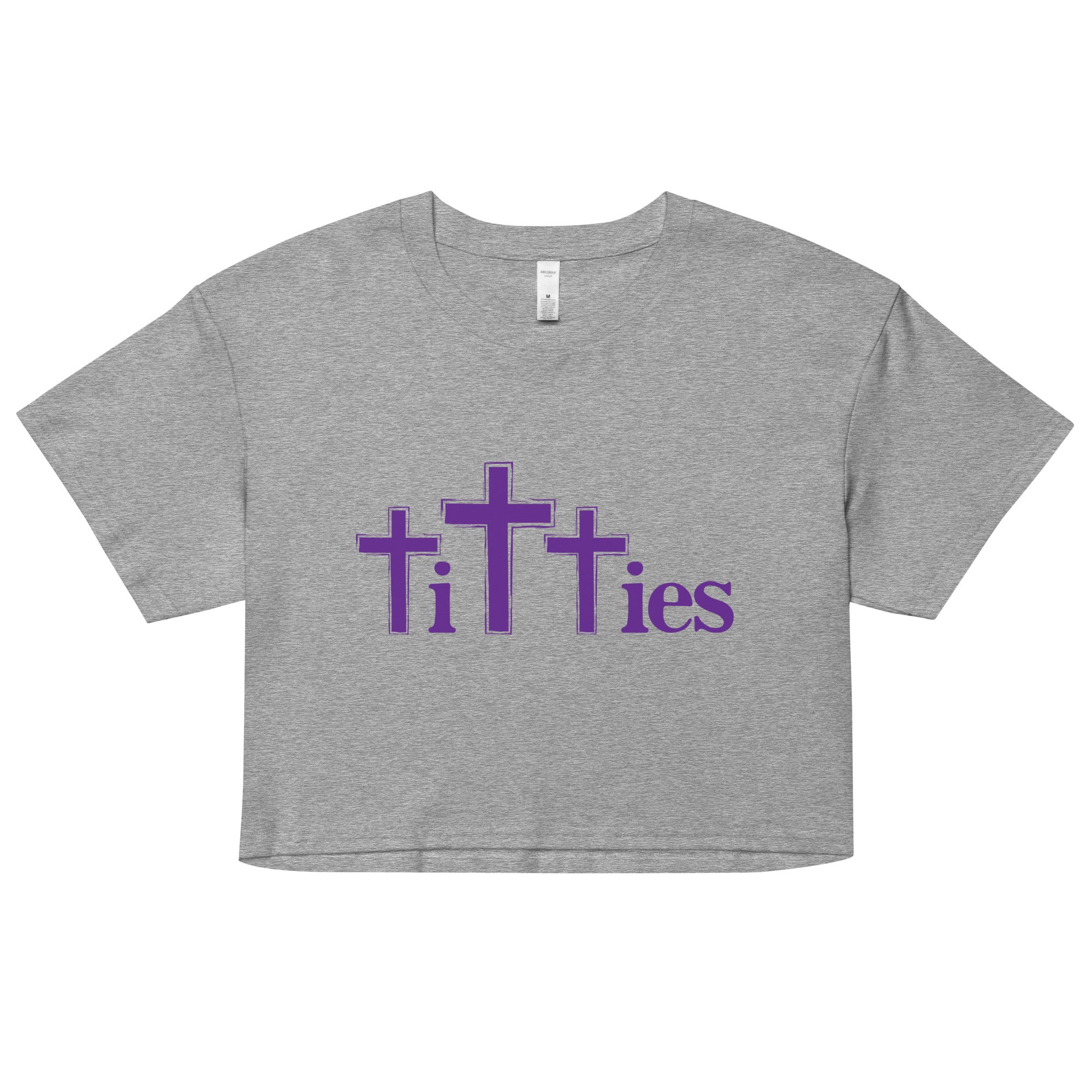 Titties (Crosses) crop top