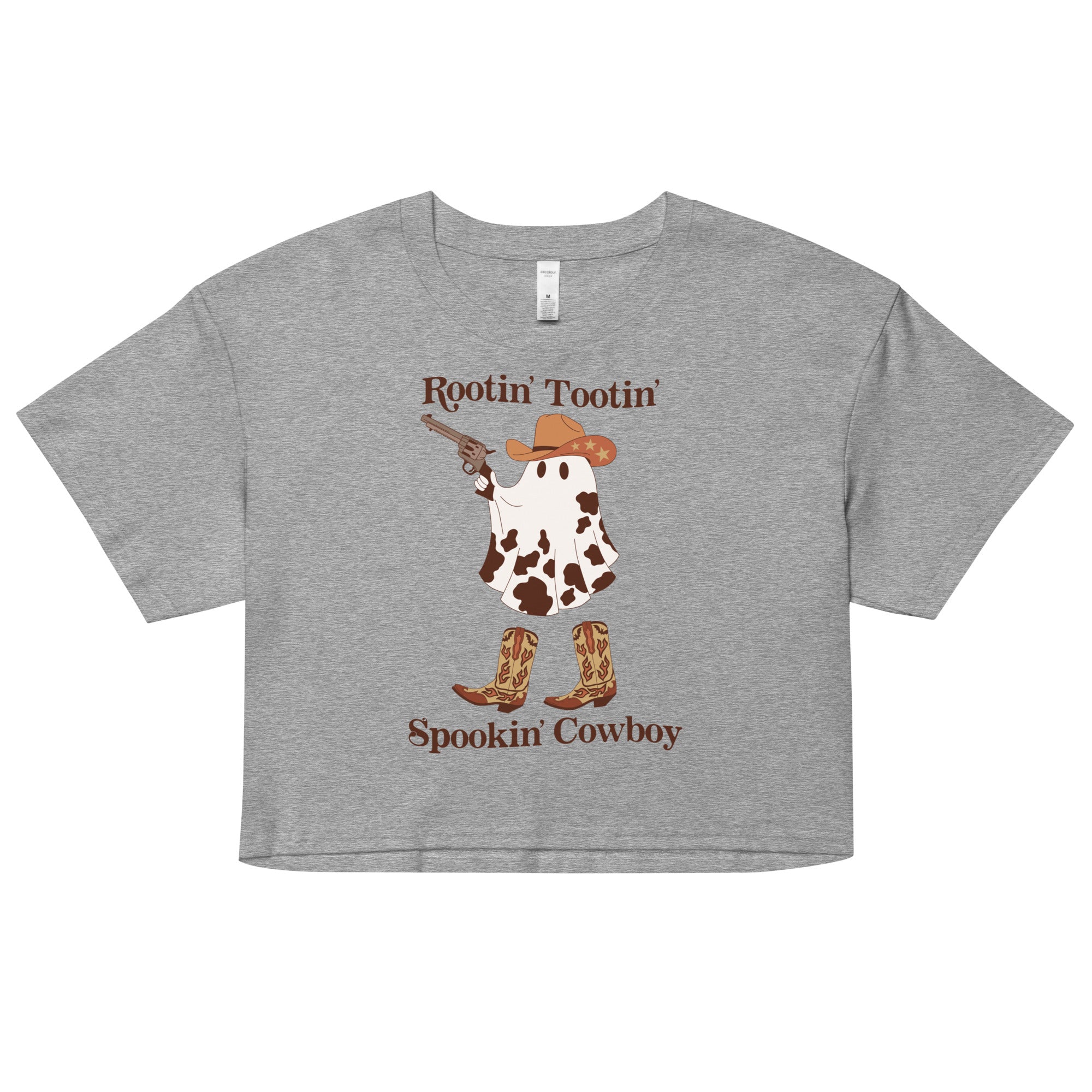 Rootin' Tootin' Spookin' Cowboy crop top