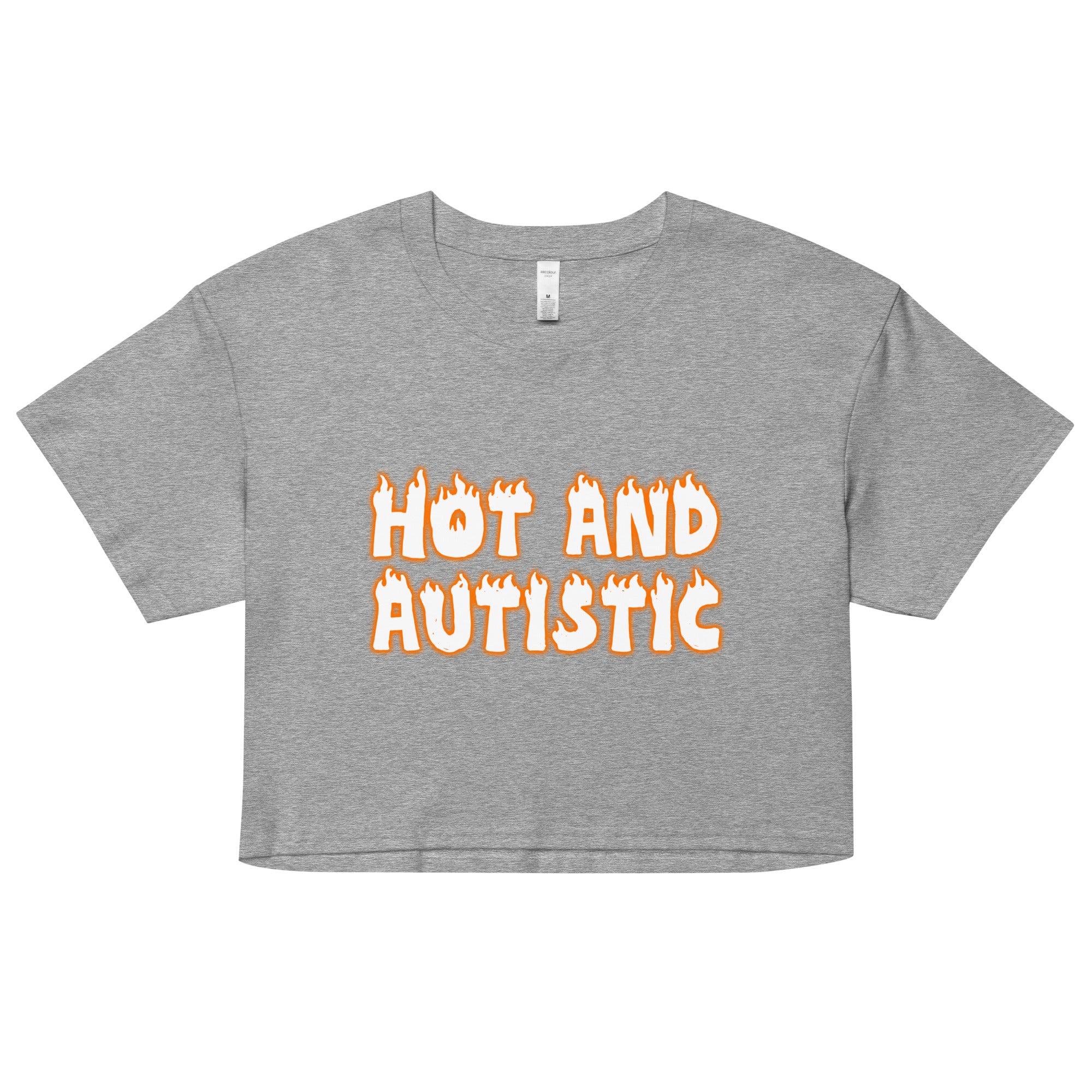 Hot and Autistic crop top