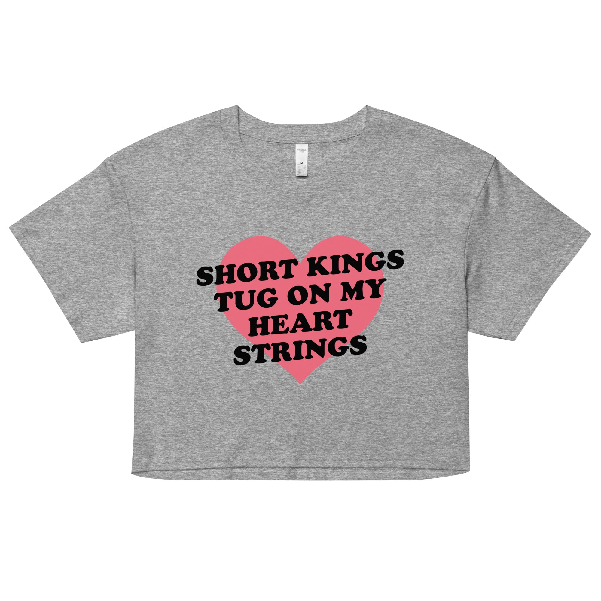 Short Kings Tug on My Heart Strings crop top