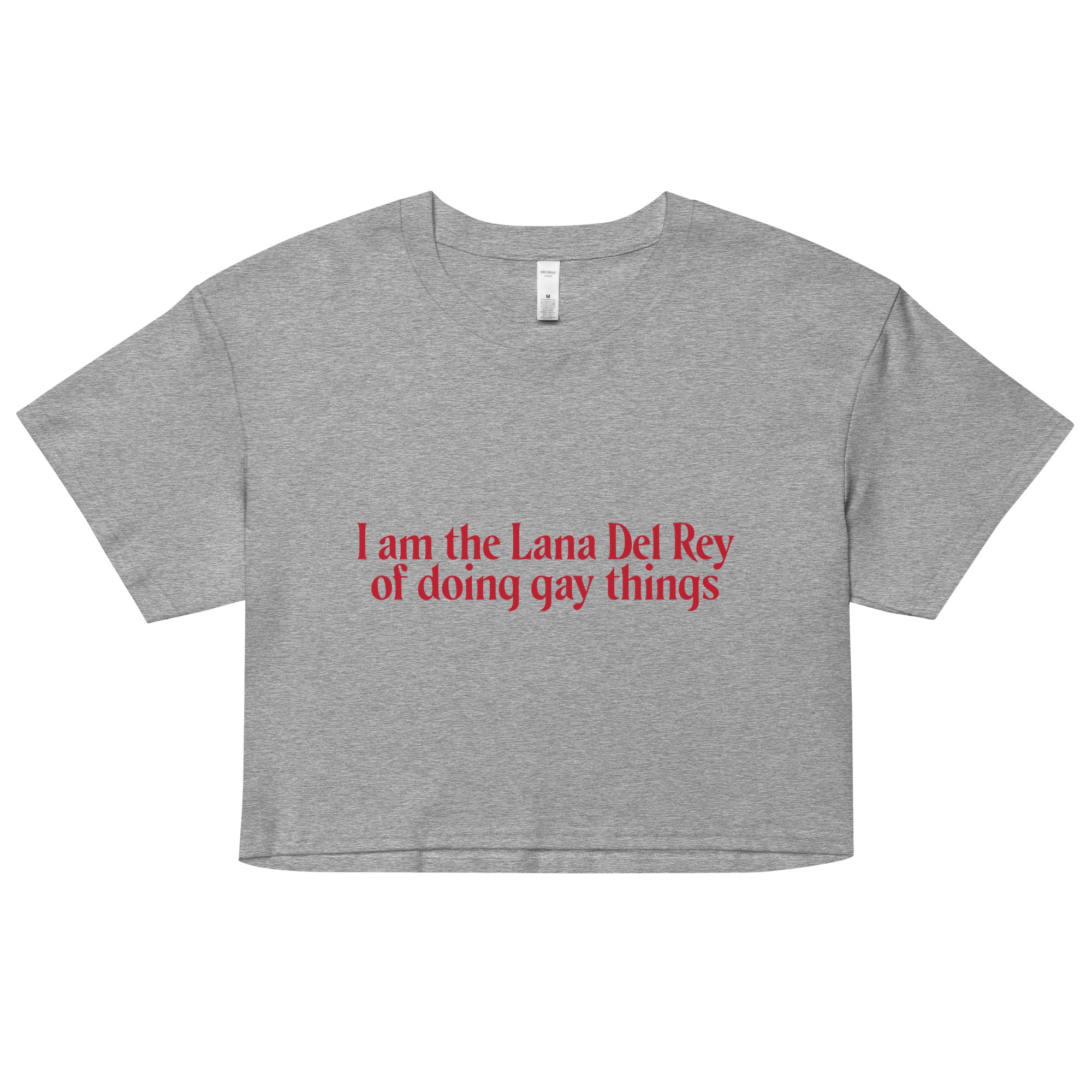 Lana Del Rey of Doing Gay Things crop top