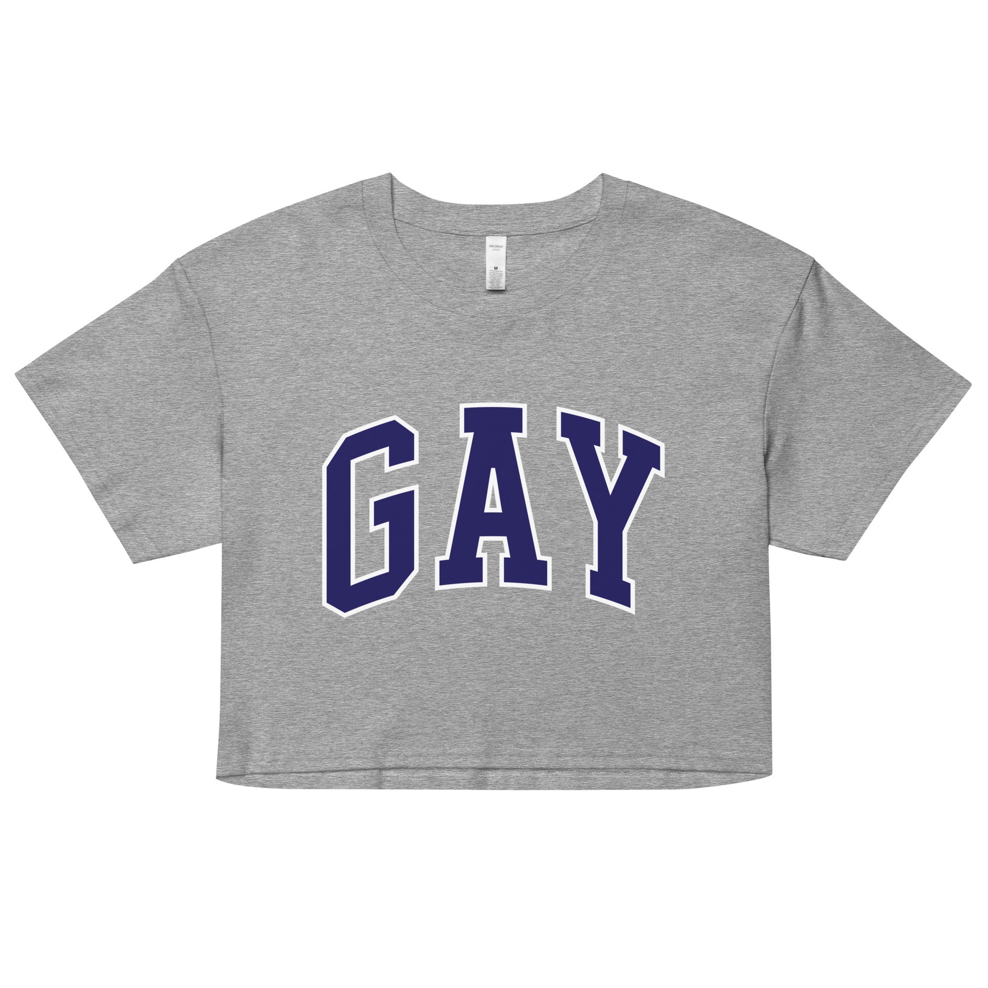 GAY crop top