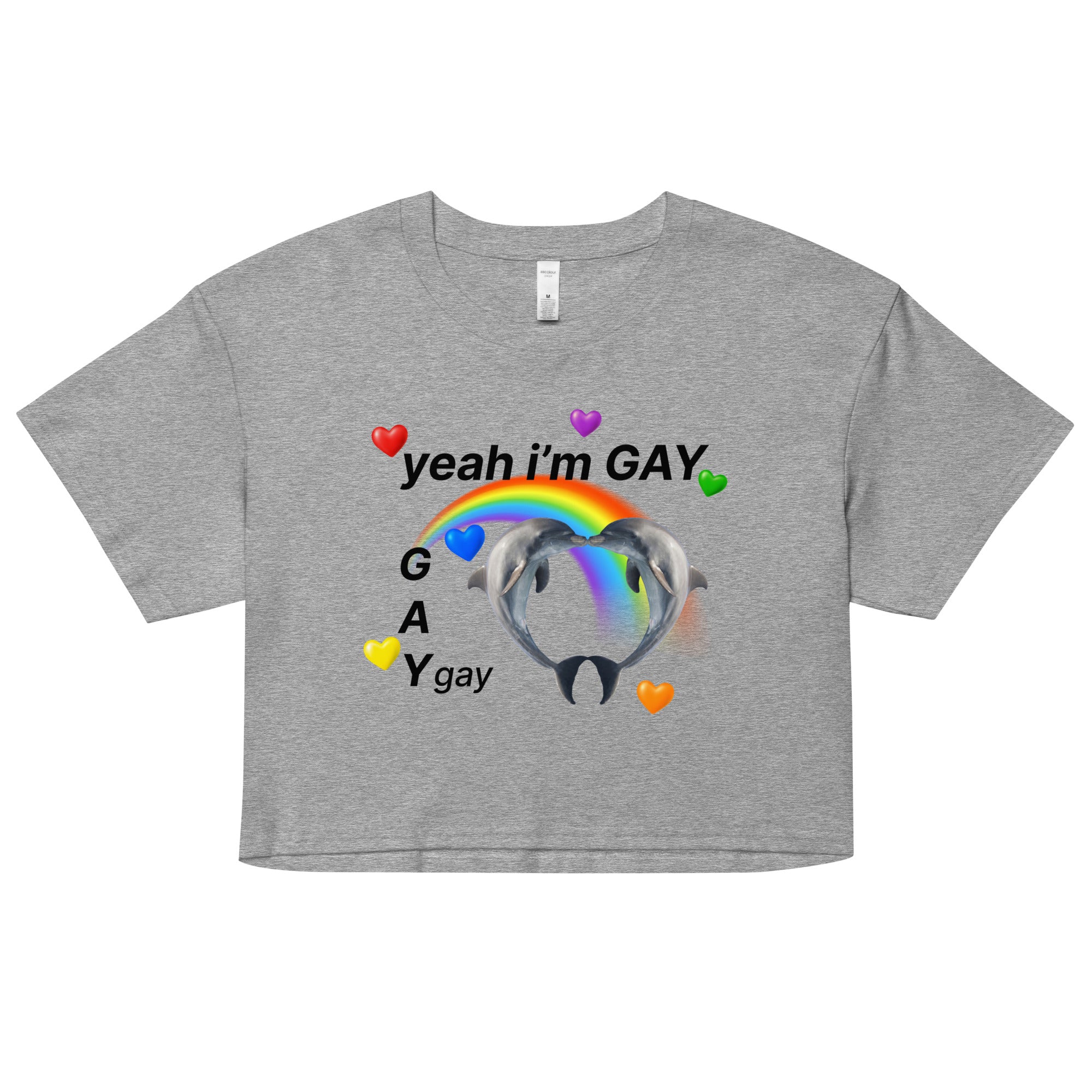 Yeah I'm GAY (Gay) crop top