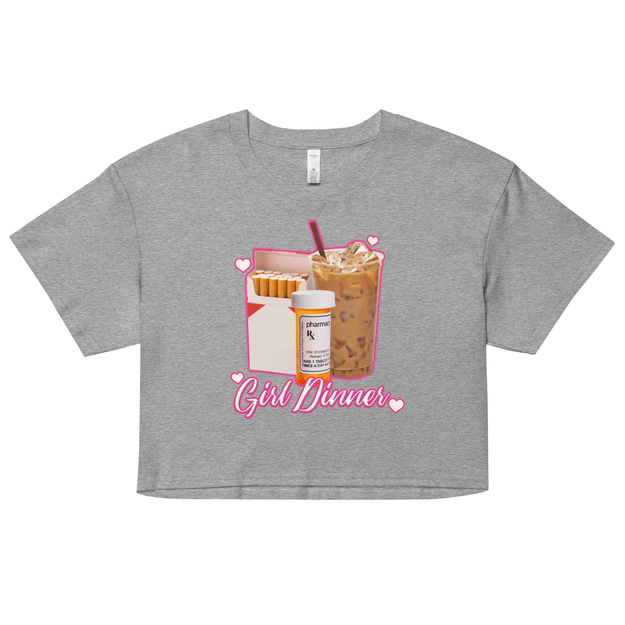 Girl Dinner crop top