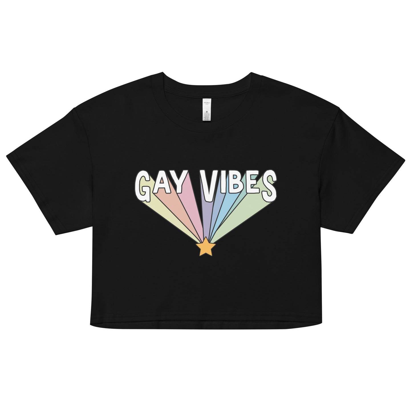 Gay Vibes crop top