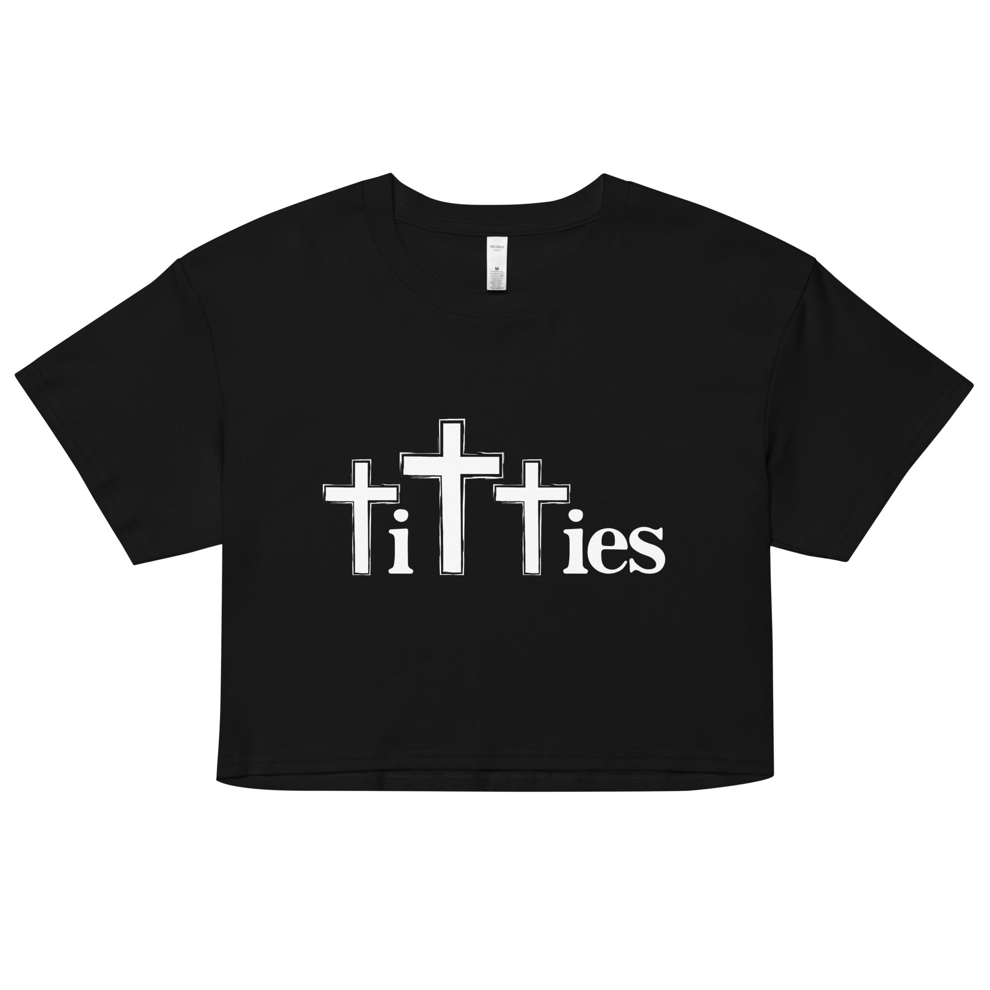 Titties (Crosses) crop top