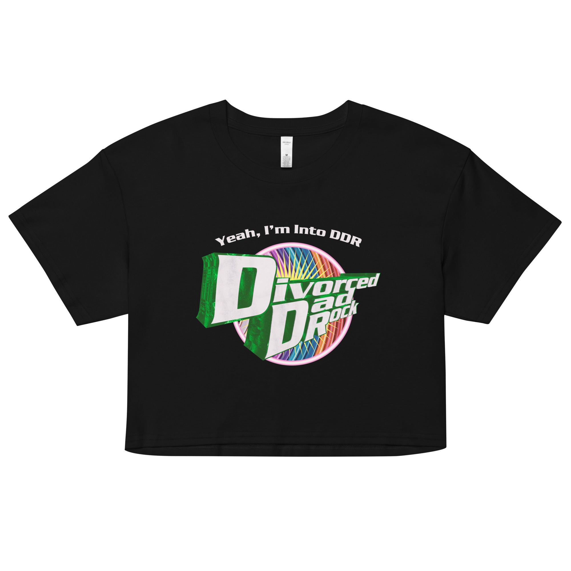 Yeah, I'm Into DDR (Divorced Dad Rock) crop top