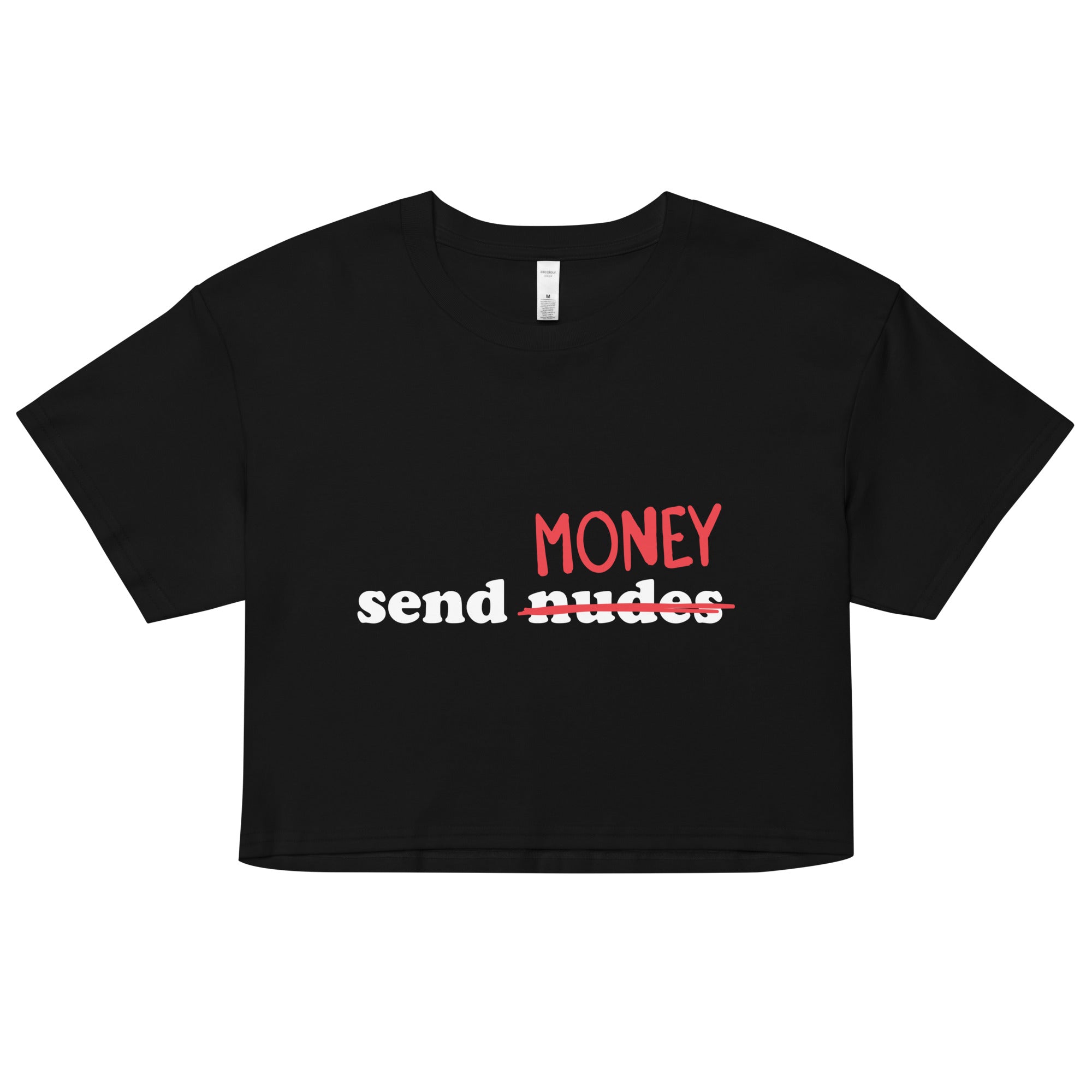 Send Money crop top