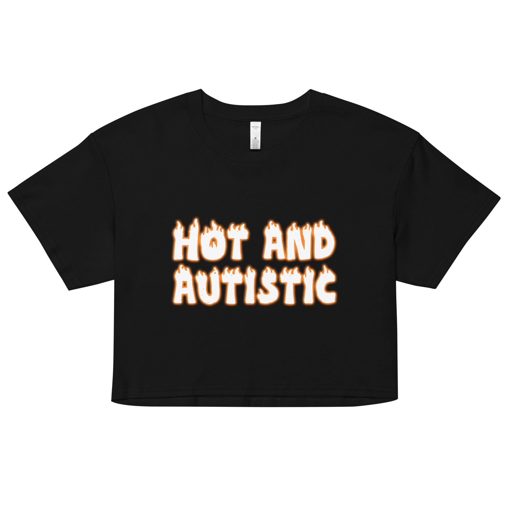 Hot and Autistic crop top