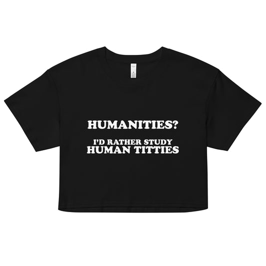 Humanities (Human Titties) crop top