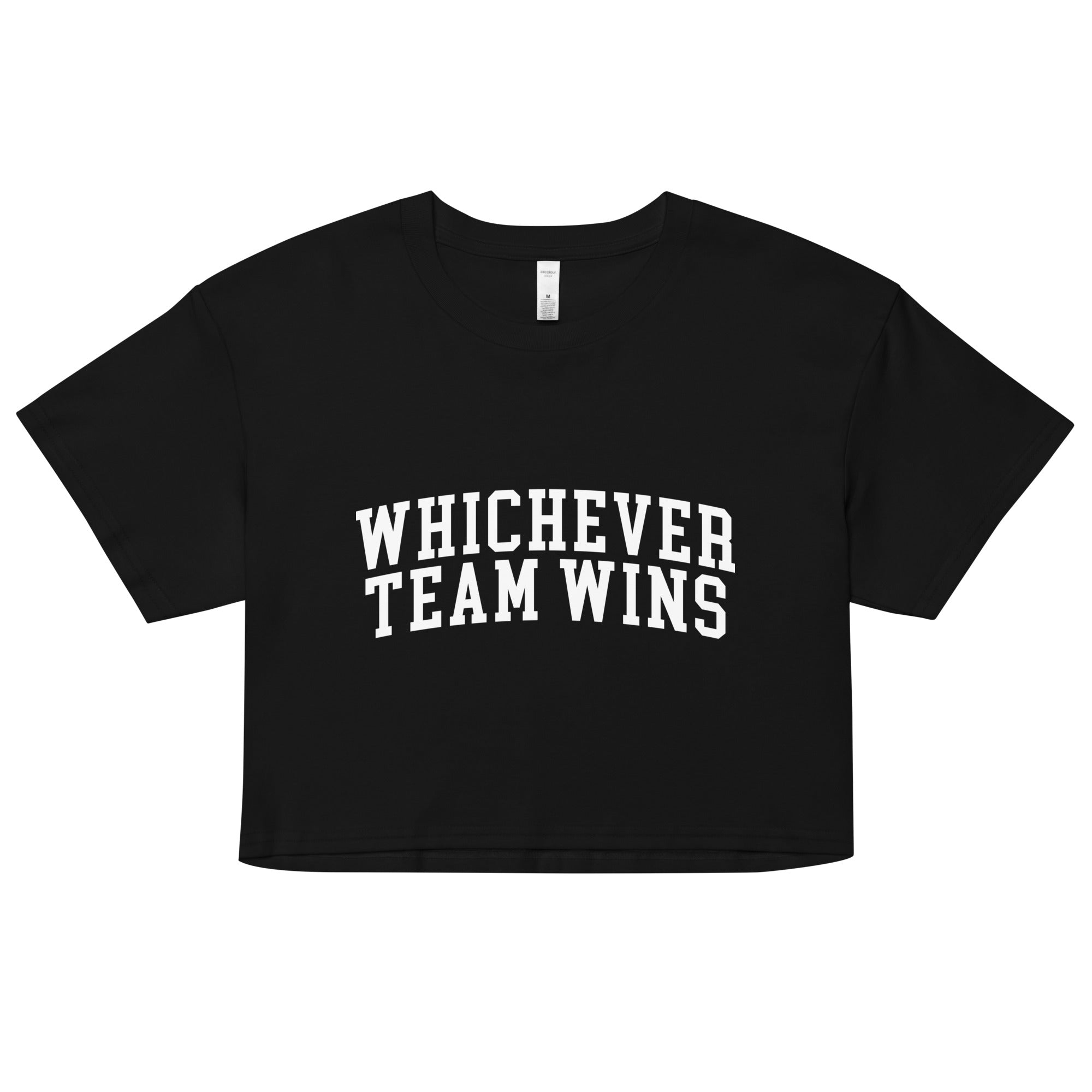 Whichever Team Wins crop top