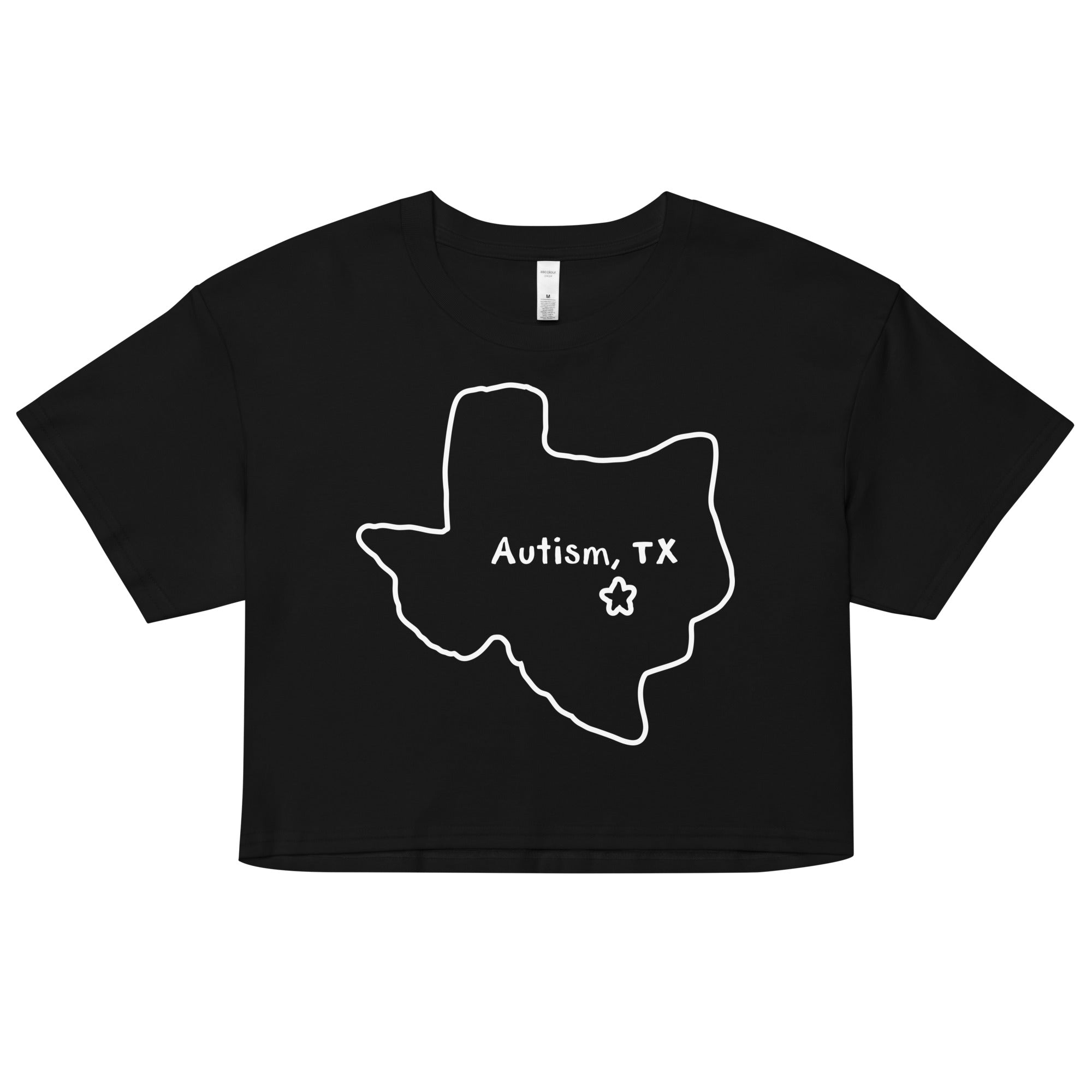 Autism Texas crop top