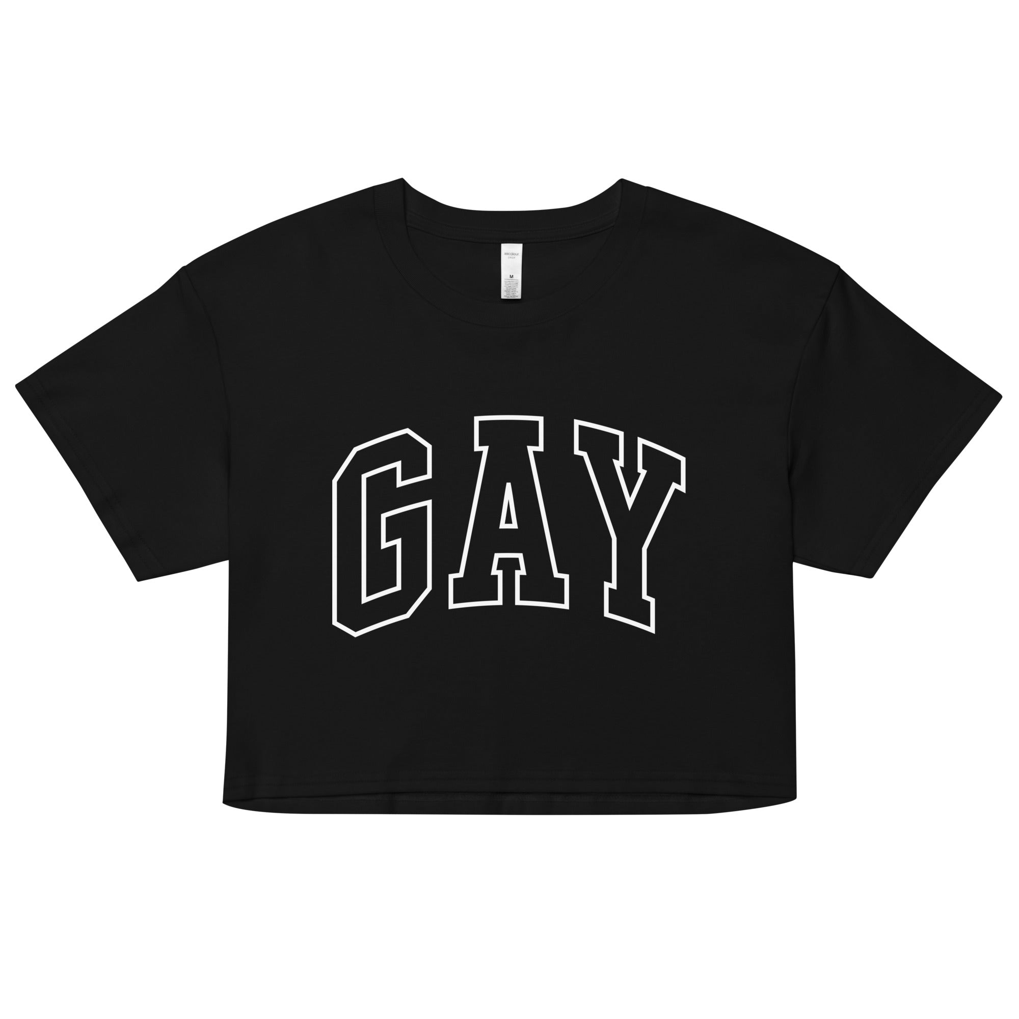 GAY crop top