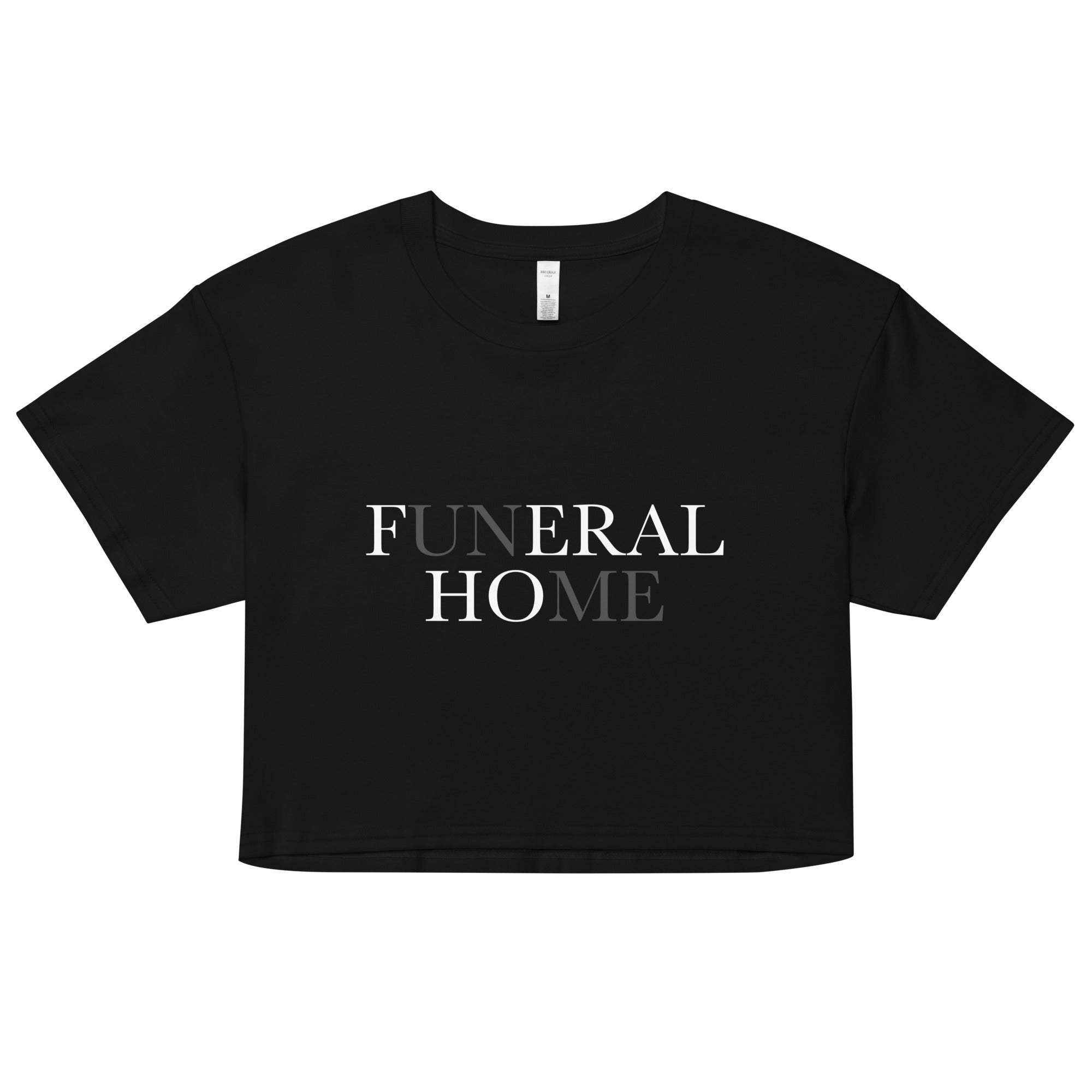 Funeral Home (Feral Hoe) crop top