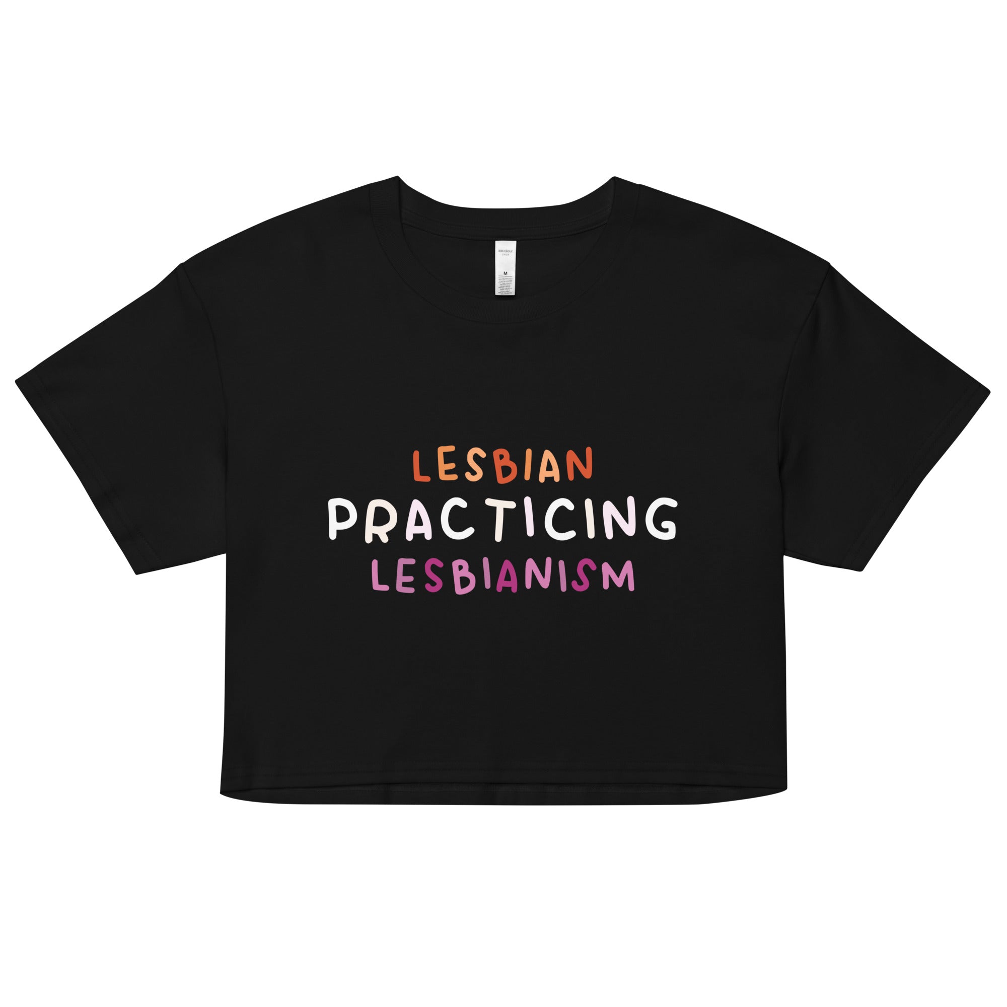 Lesbian Practicing Lesbianism crop top