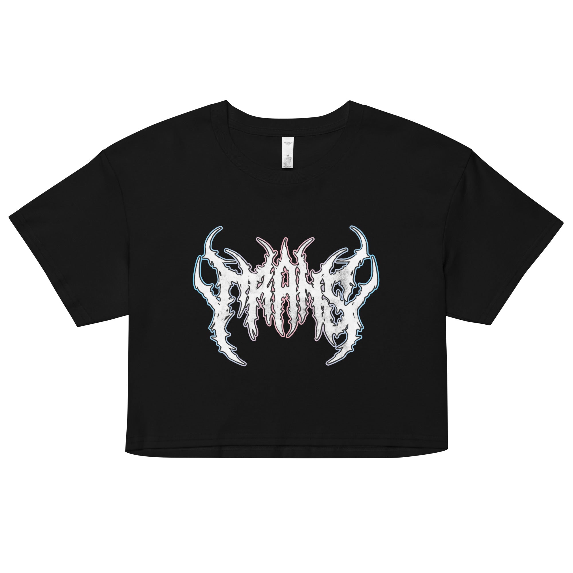 Trans Heavy Metal crop top