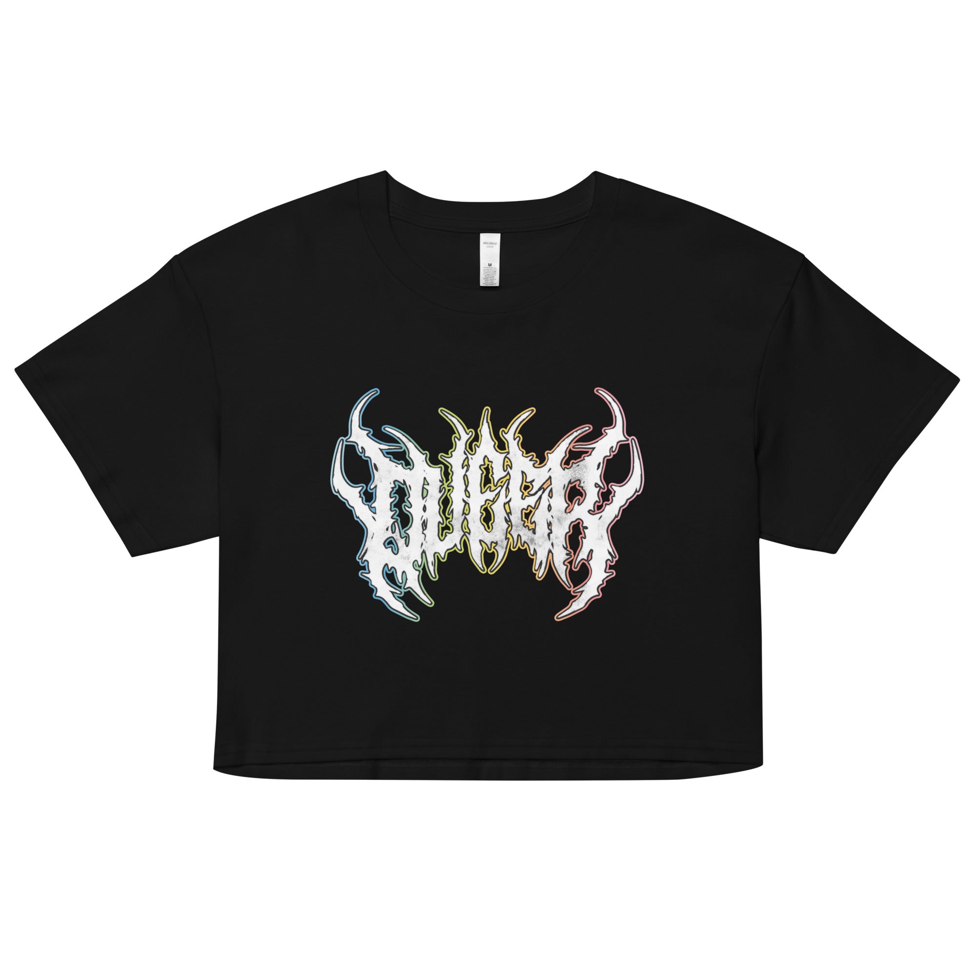 Queer Heavy Metal crop top