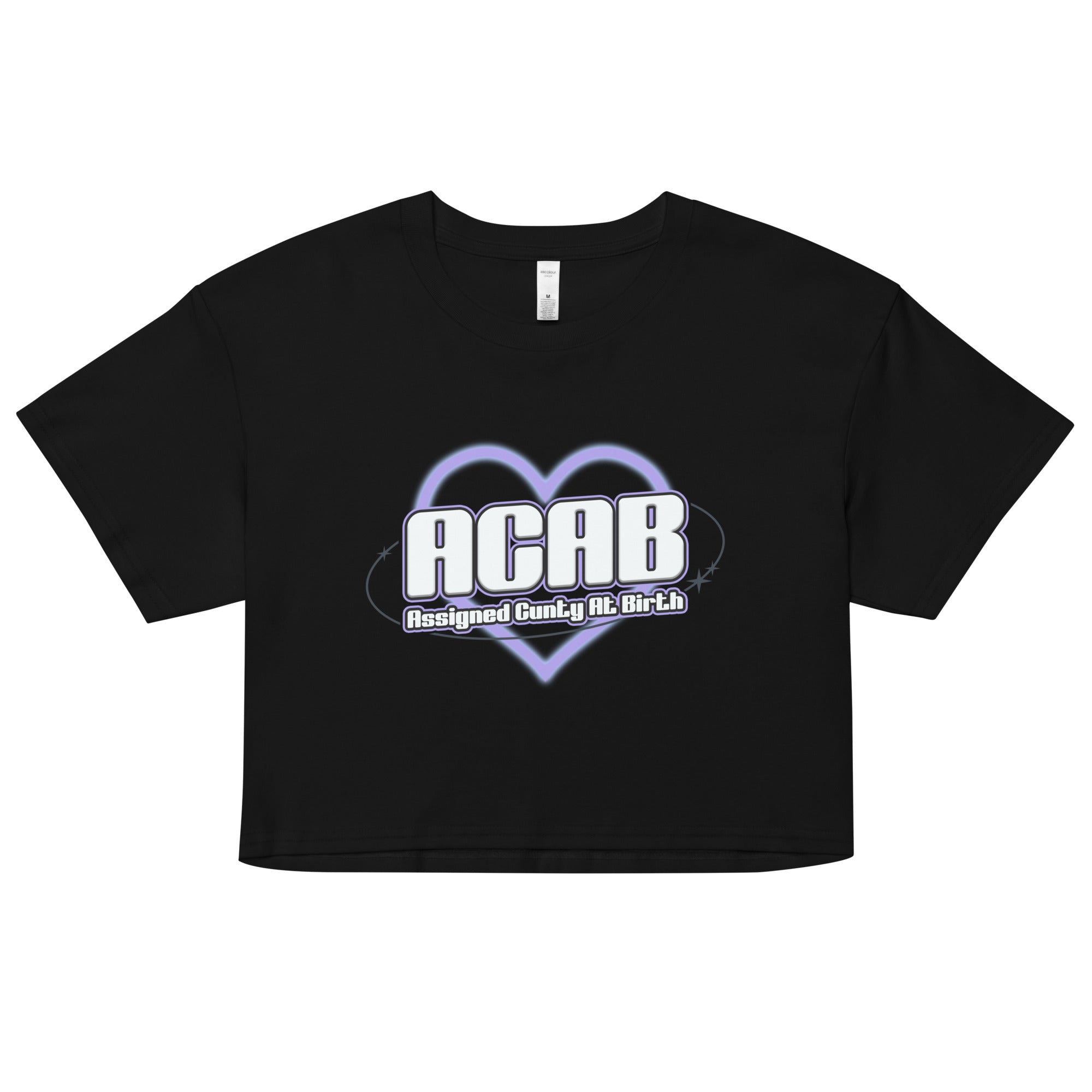 ACAB (Assigned Cunty At Birth) crop top