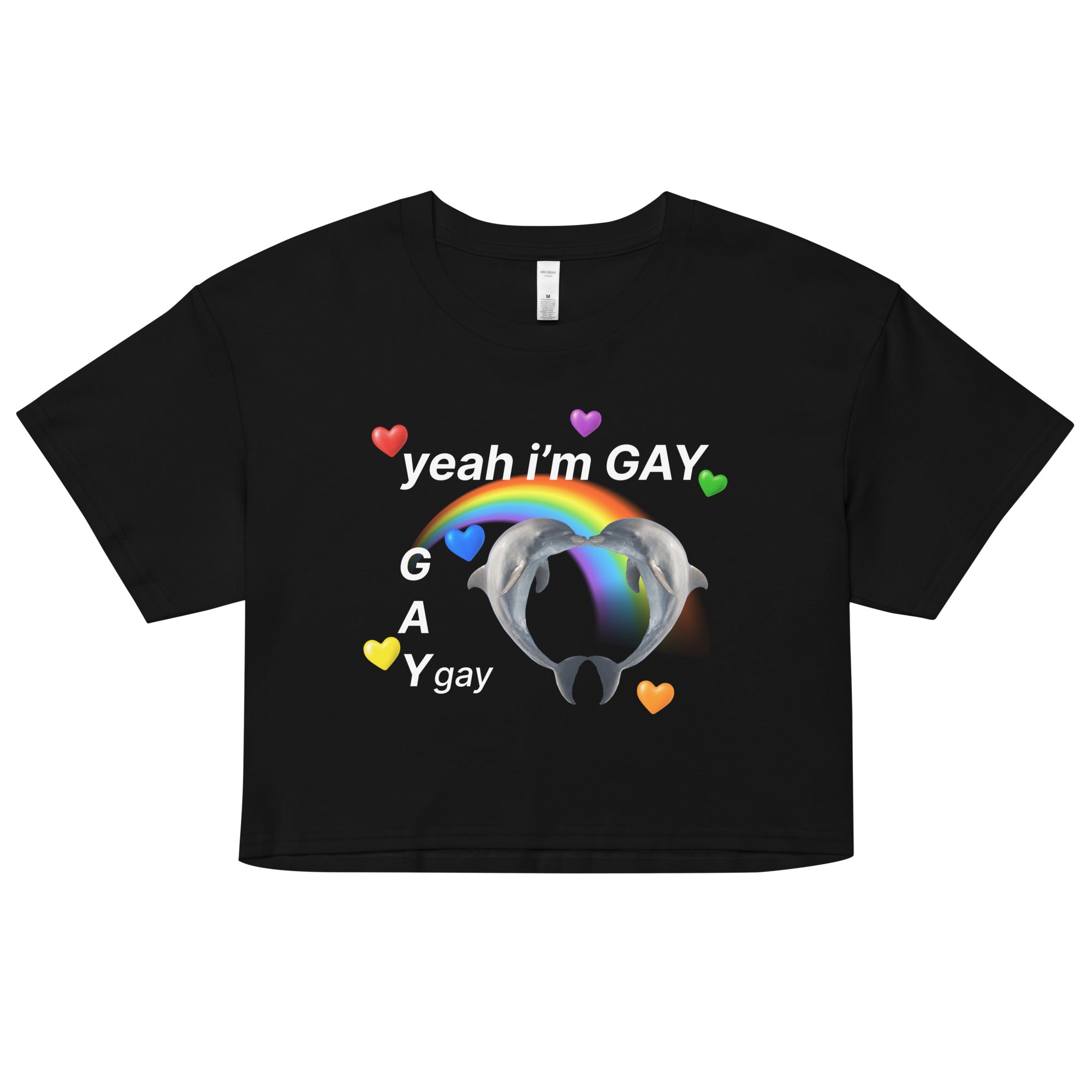 Yeah I'm GAY (Gay) crop top