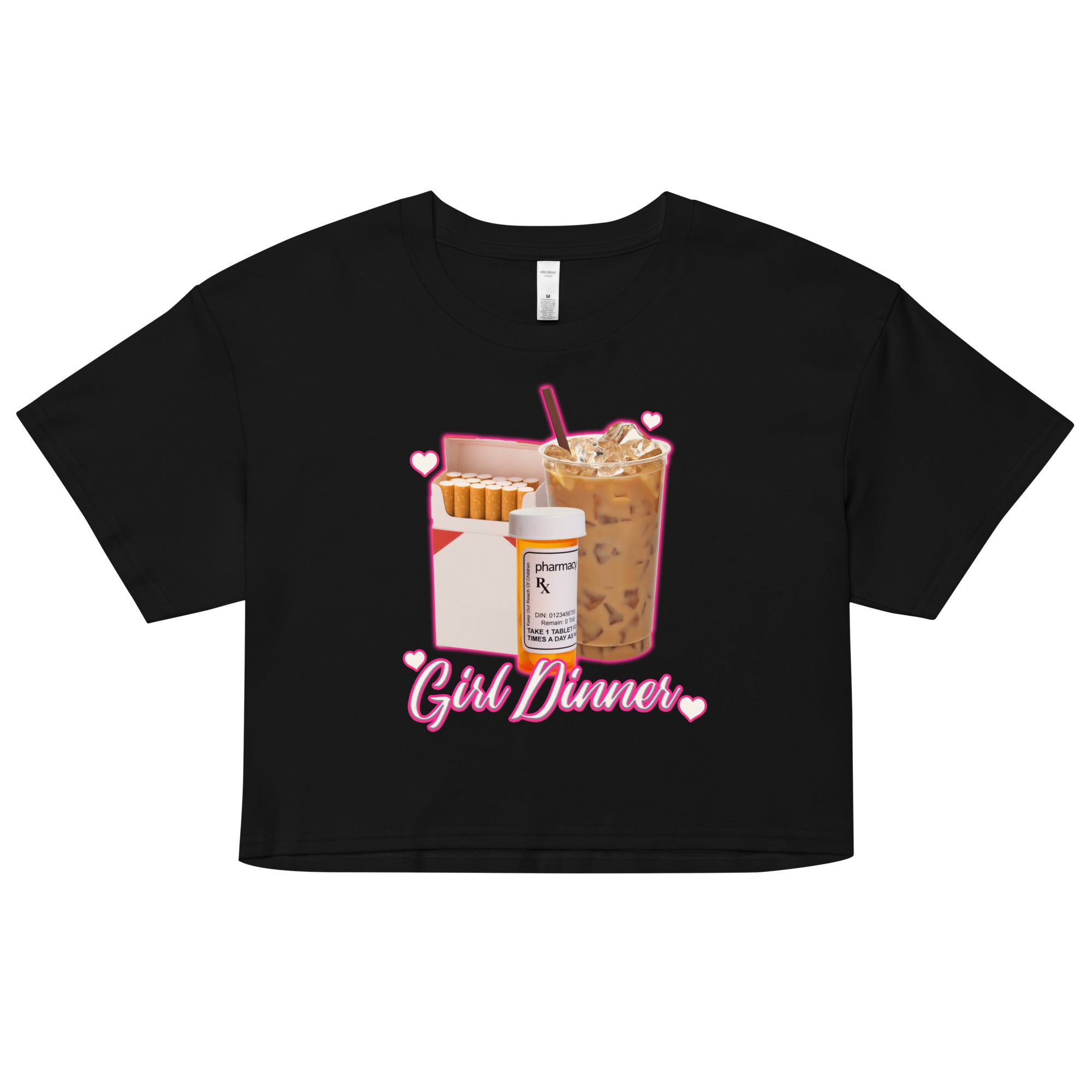 Girl Dinner crop top