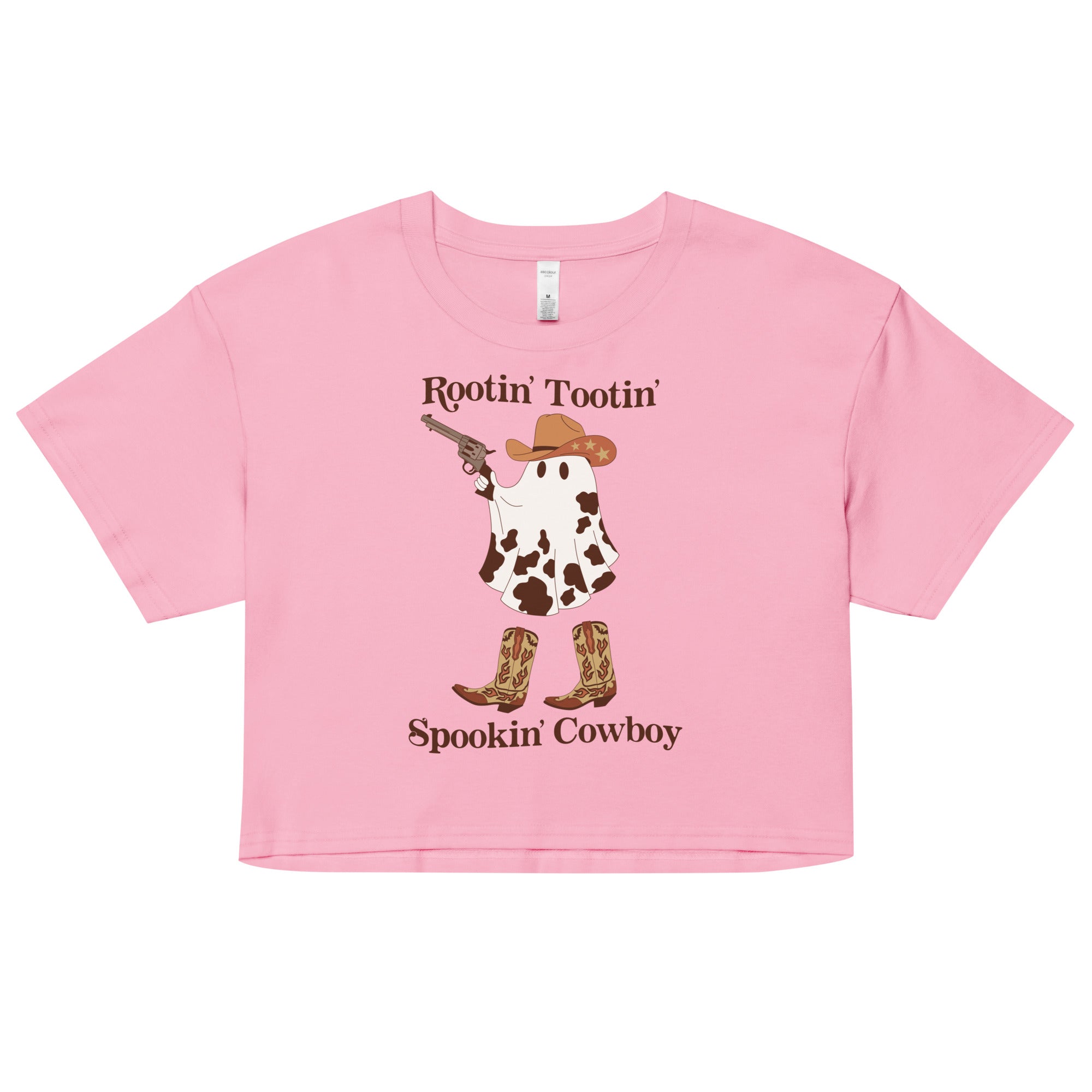 Rootin' Tootin' Spookin' Cowboy crop top